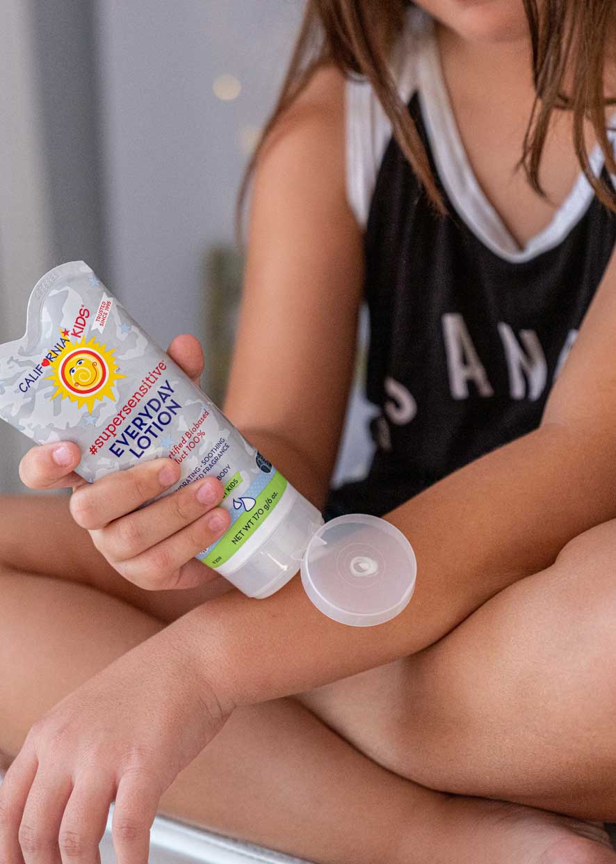 California Kids® #supersensitive™ Everyday Lotion - Hypoallergenic Moisturizer for Sensitive Skin | Gentle Baby & Kids Body Lotion | Perfect for Daily Use, Eczema & Dry Skin Relief