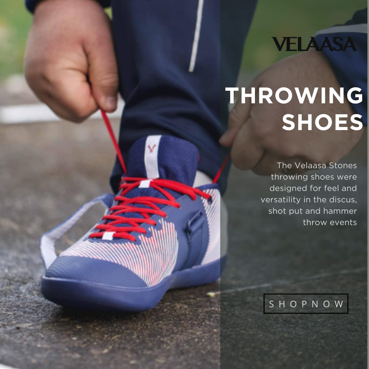 VELAASA Stones Throwing Shoes for Men & Women – Track & Field Discus, Shotput, Javelin Training Gear – Lightweight Running Shoes for Athletes | Perfect for Competition, Practice & Outdoor Sports Training