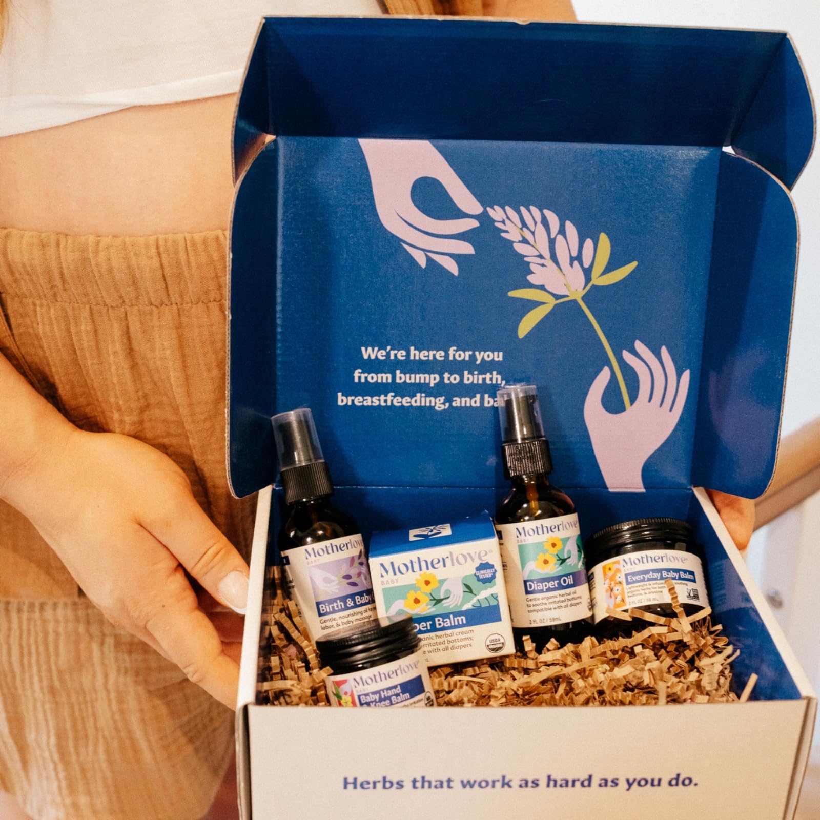 **Motherlove Baby Body Care Gift Set - Gentle & Natural Newborn, Infant & Toddler Skincare - Perfect Baby Shower Gift & Nursery Essential for Daily Bath & Moisturizing**
