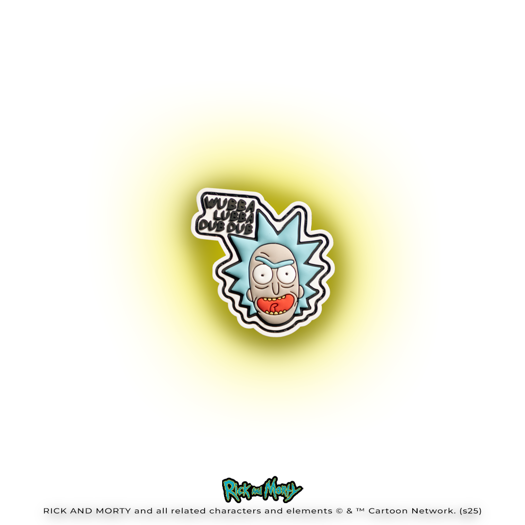 Rick and Morty Rick Head Iron-On Patch - Fun Cartoon Character Applique for DIY Clothing, Hats, Bags & Cosplay Costumes