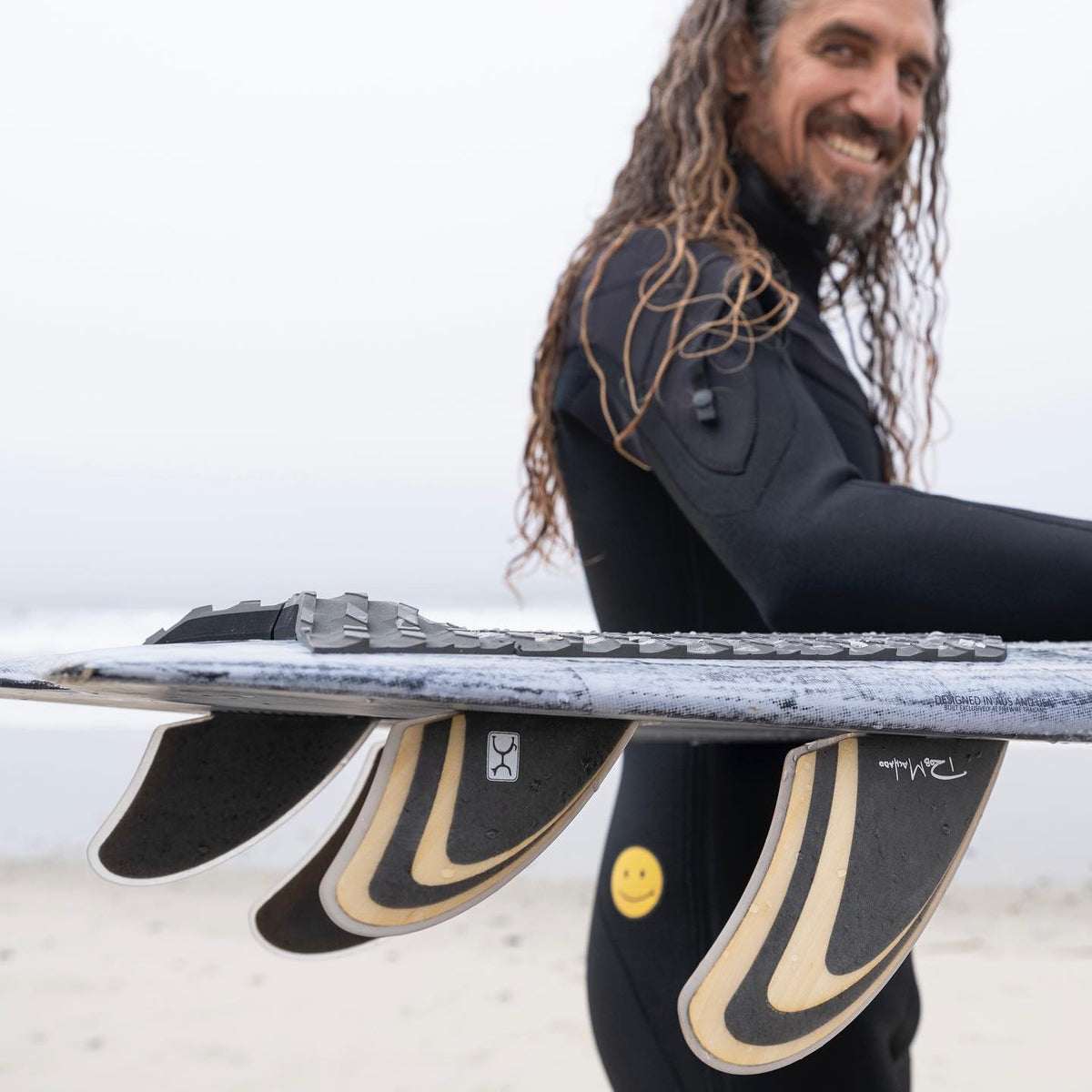 Machado Seaside 6'0 Surfboard - Volcanic Color with Futures Fin System - Perfect for Beach Waves & Coastal Surfing