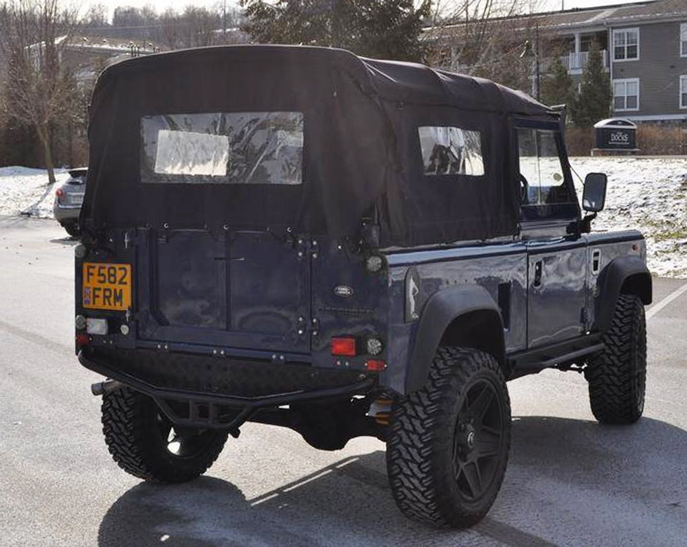 4pc Smoked LED Rear Turn Signal Brake Tail Light Kit for Land Rover Defender 2 & 3 - Upgrade Your Off-Road Vehicle with Durable, High-Visibility Lighting for Night Driving and Adventure