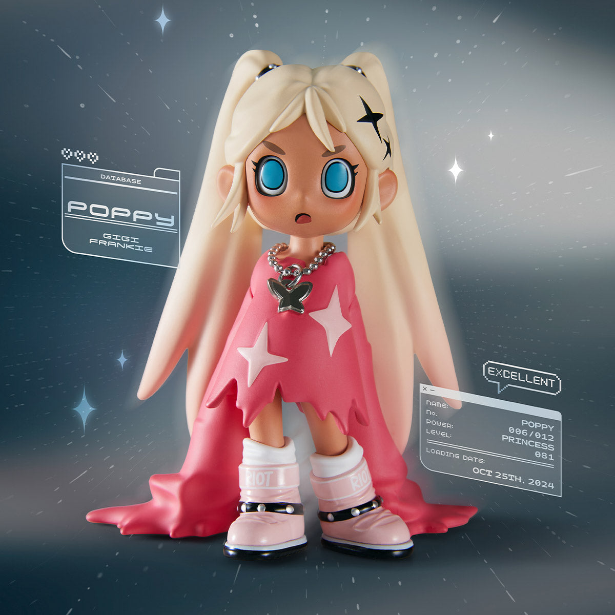 POP MART Lil Peach Riot: Loading! Series Collectible Figures - Perfect for Anime Fans, Office Desk Decor & Gift Giving