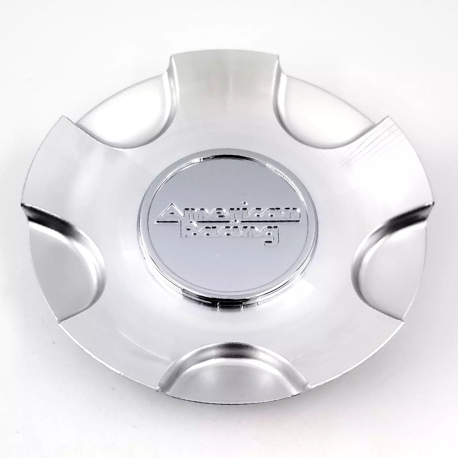 American Racing AR919 Silver Machined Snap-In Wheel Center Cap - Premium Hub Cover for Muscle Cars, Trucks & Custom Vehicles (Perfect for Car Shows & Performance Upgrades)