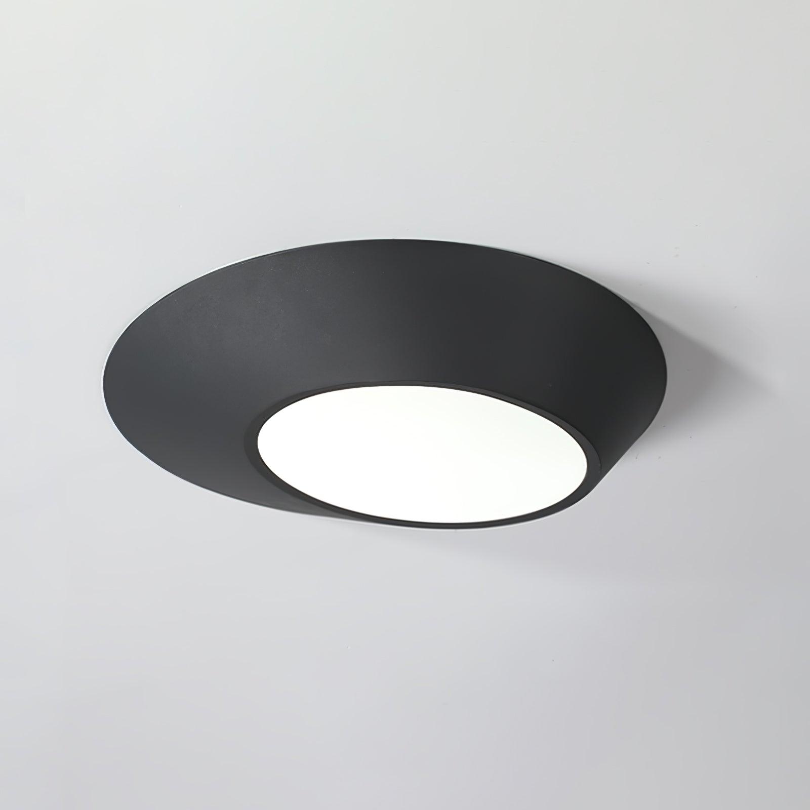 Modern Angled Ceiling Light Fixture - Adjustable LED Flush Mount for Kitchen, Bedroom & Hallway - Energy Efficient Indoor Lighting Solution
