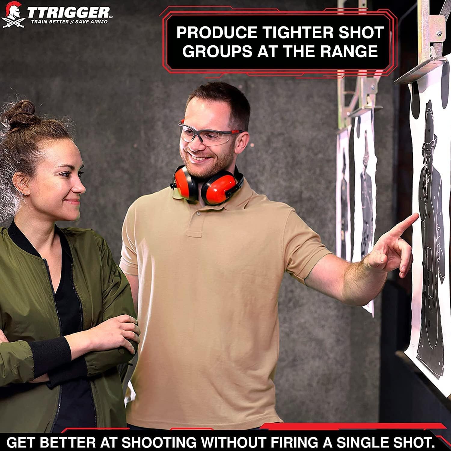 Dry Fire Training Magazine for Glock 9mm .357 .22 .40 .45 - Realistic Shooting Practice System with Audible & Tactile Feedback - Perfect for Home Dry Fire Drills & Range Training - Not for 10mm/.45 or Laser Cartridges
