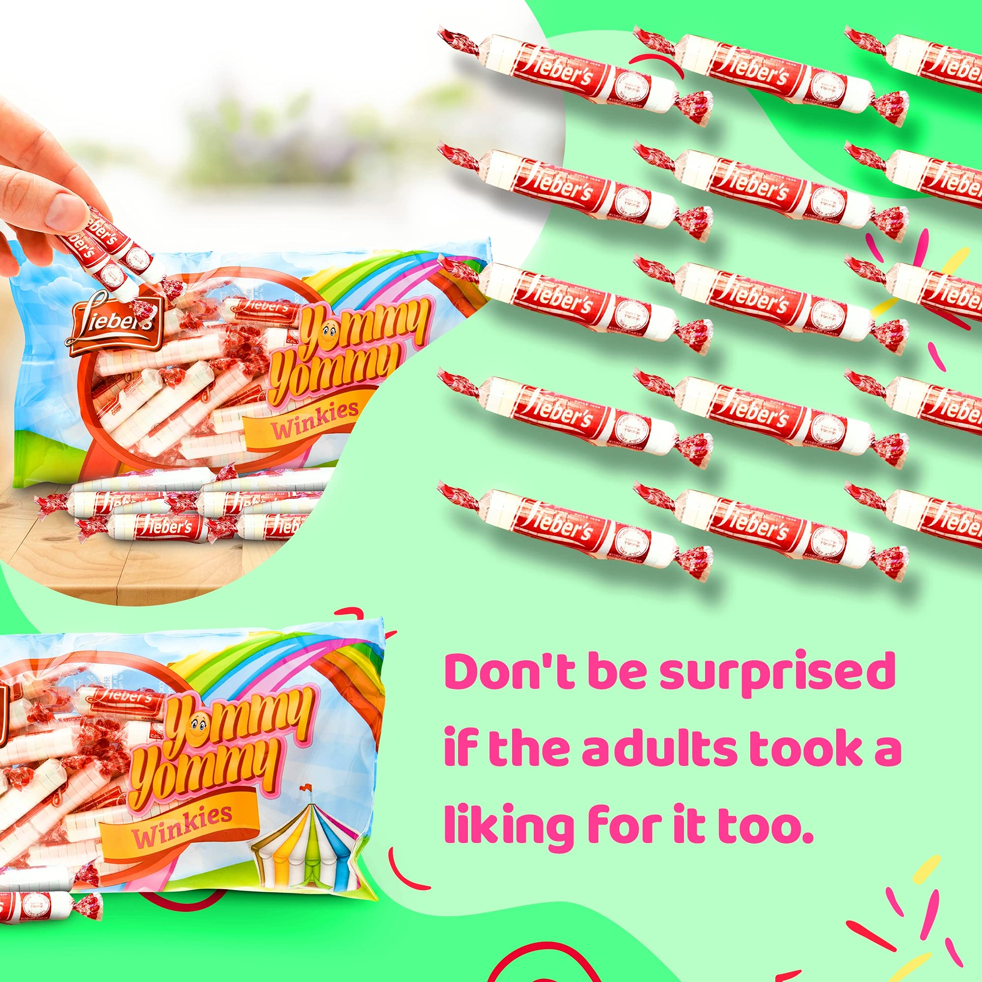 LIEBERS Smarties Assorted Flavored Hard Candy Rolls - Individually Wrapped Bulk Pack (9 oz) | Perfect for Parties, Parades, Halloween Treats & Office Snacks