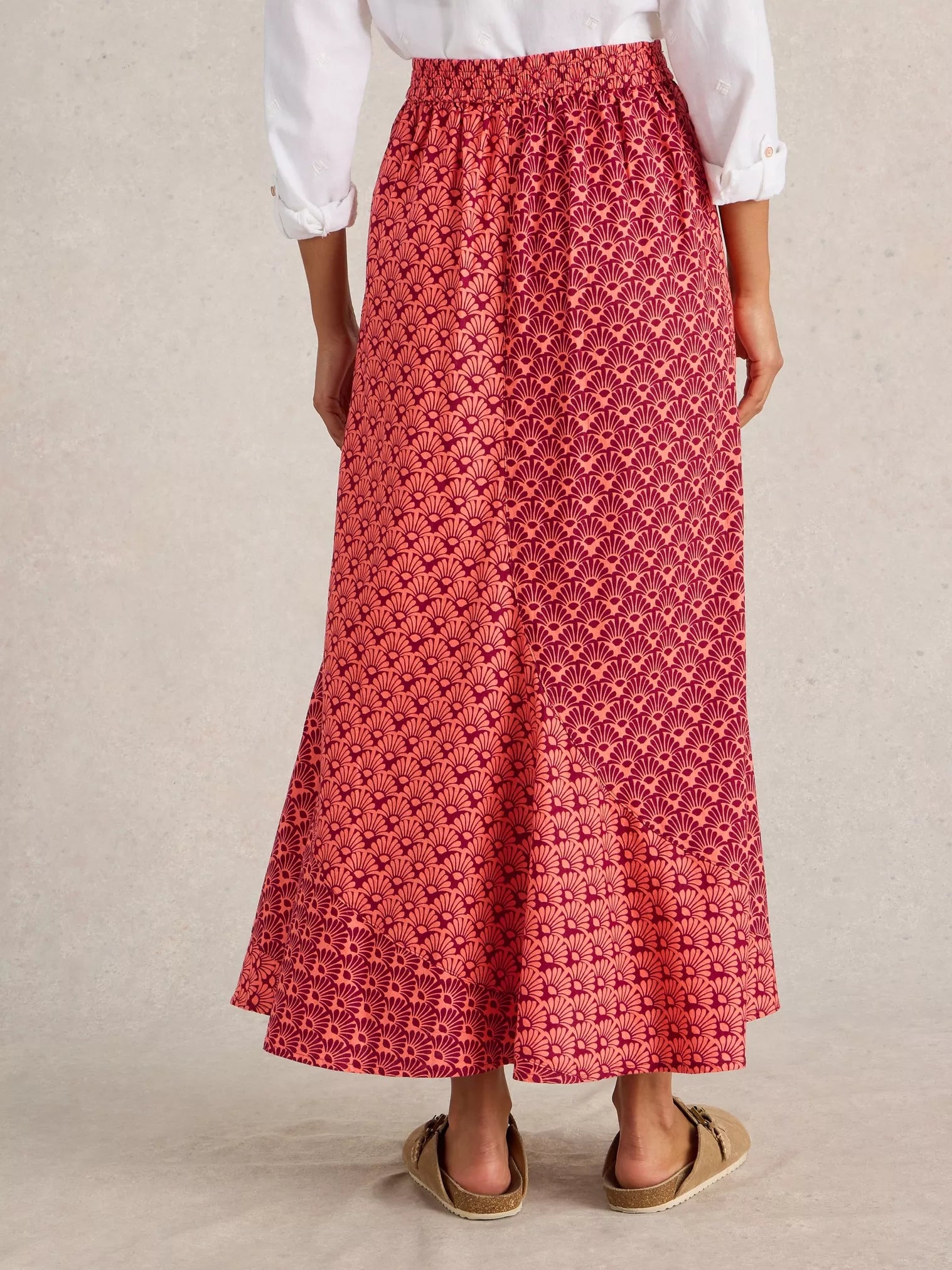 Sara Linen Skirt for Women - Comfortable & Breathable Summer Midi Skirt - Casual & Boho Style for Beach, Travel, and Everyday Wear