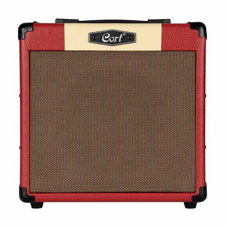 Cort CM15R DR 15W Dark Red Guitar Amplifier - Perfect for Home Practice, Studio Recording & Live Performances