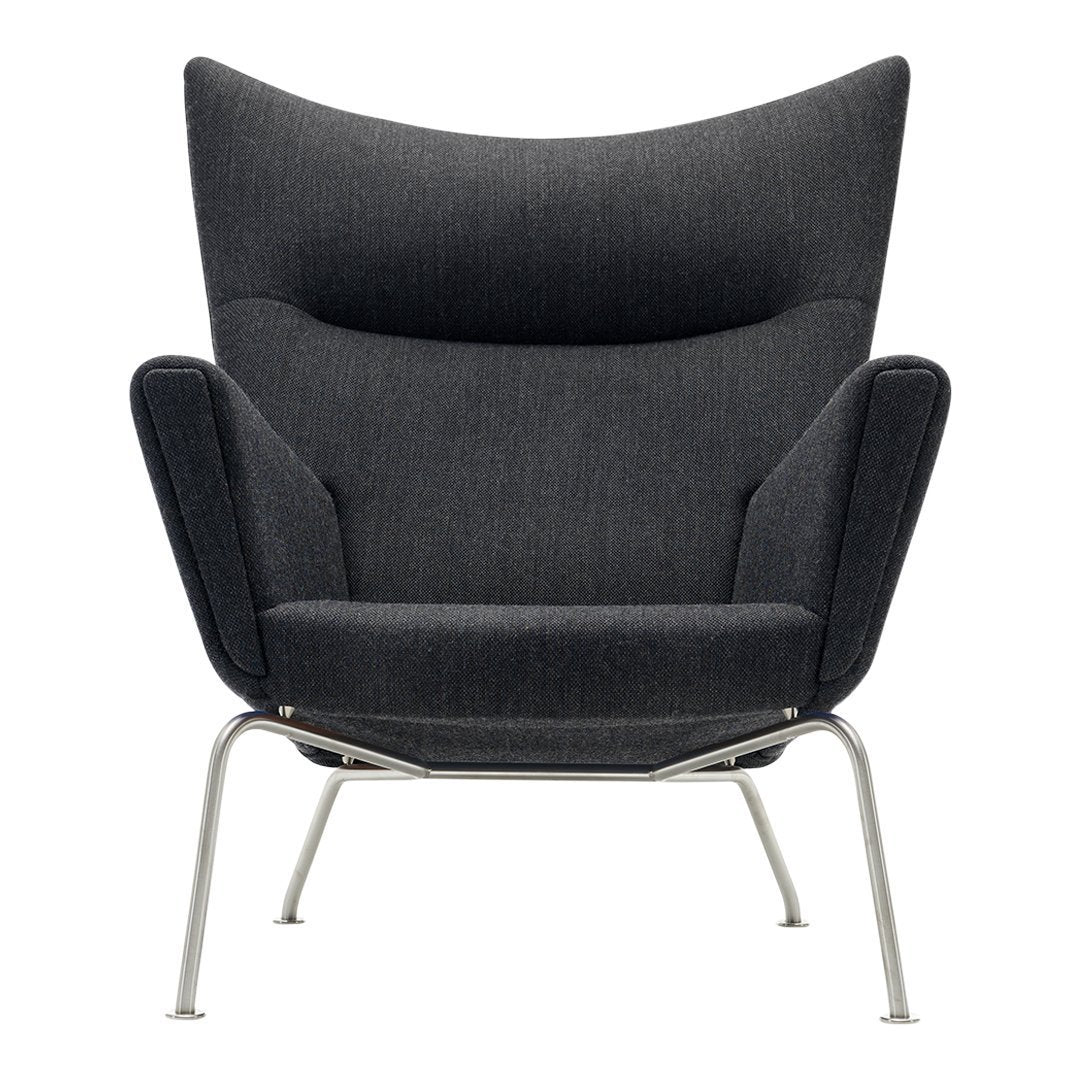 CH445 Wing Chair - Classic Comfortable Upholstered Accent Chair for Living Room, Bedroom & Office - Perfect for Reading, Relaxing & Home Decor