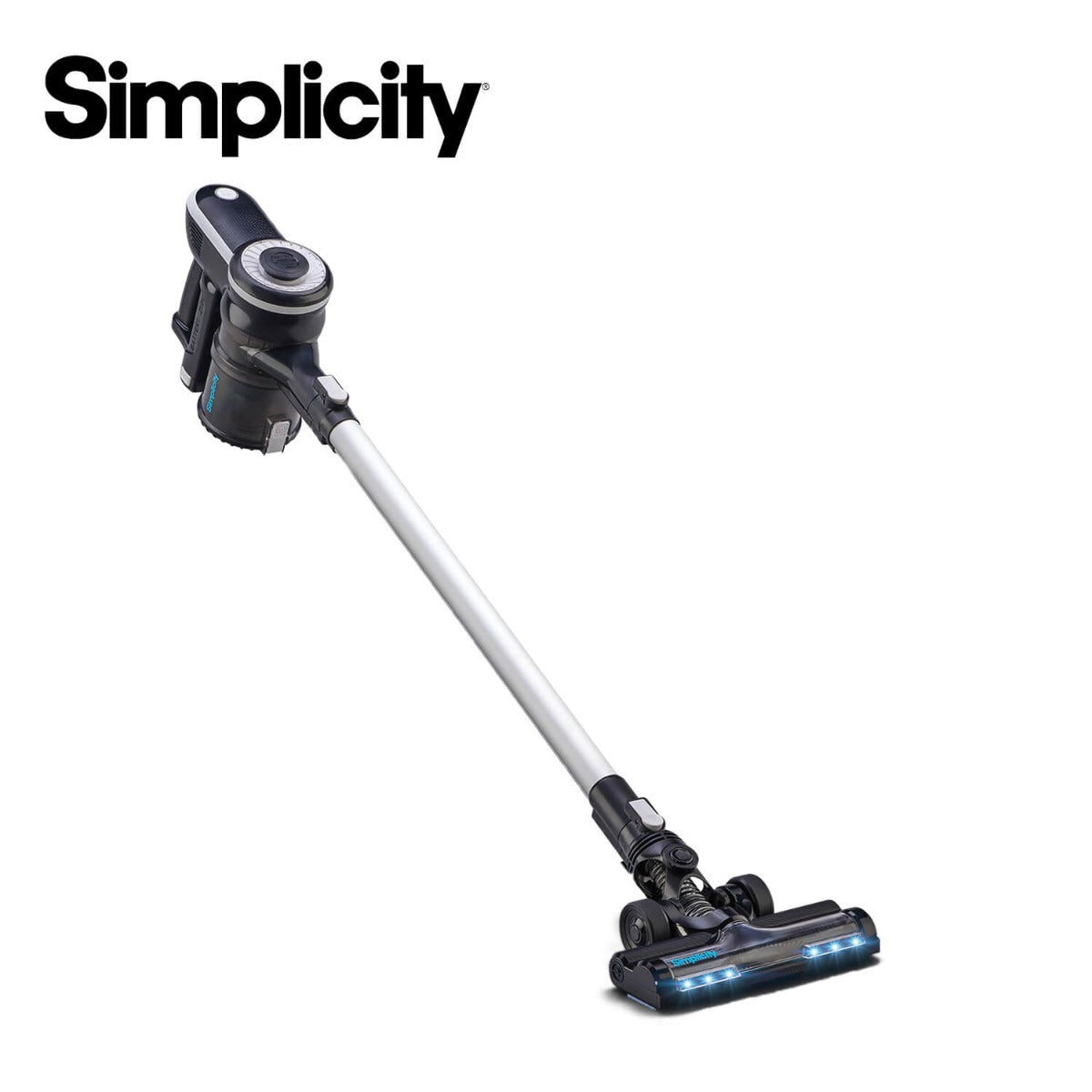 Simplicity S65D Deluxe Cordless Stick Vacuum Cleaner - Lightweight Multi-Surface Cleaning for Hardwood Floors, Carpets & Pet Hair | Perfect for Home, Office & Car Use