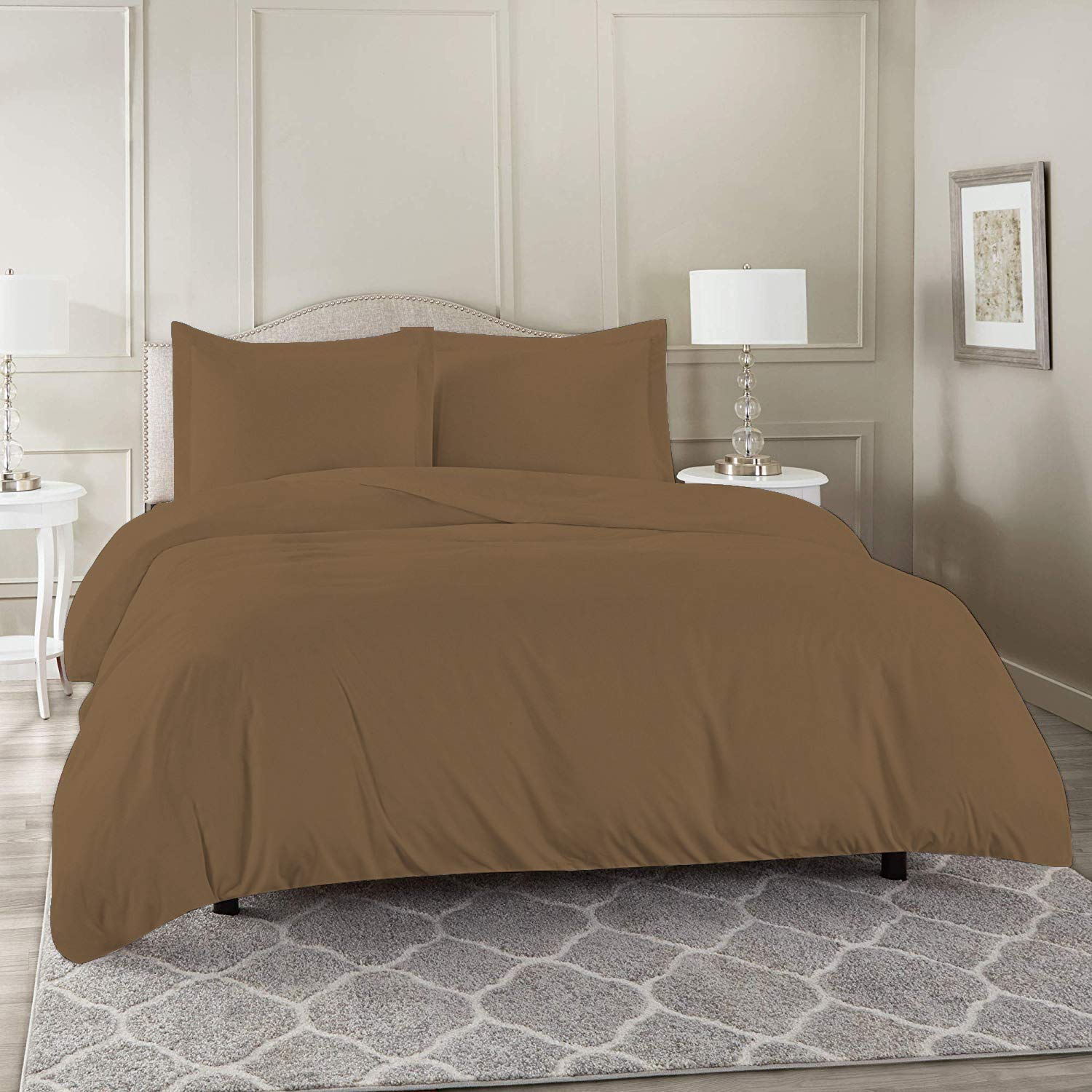 Luxury 800 Thread Count 100% Egyptian Cotton Duvet Cover - Super King Size (120