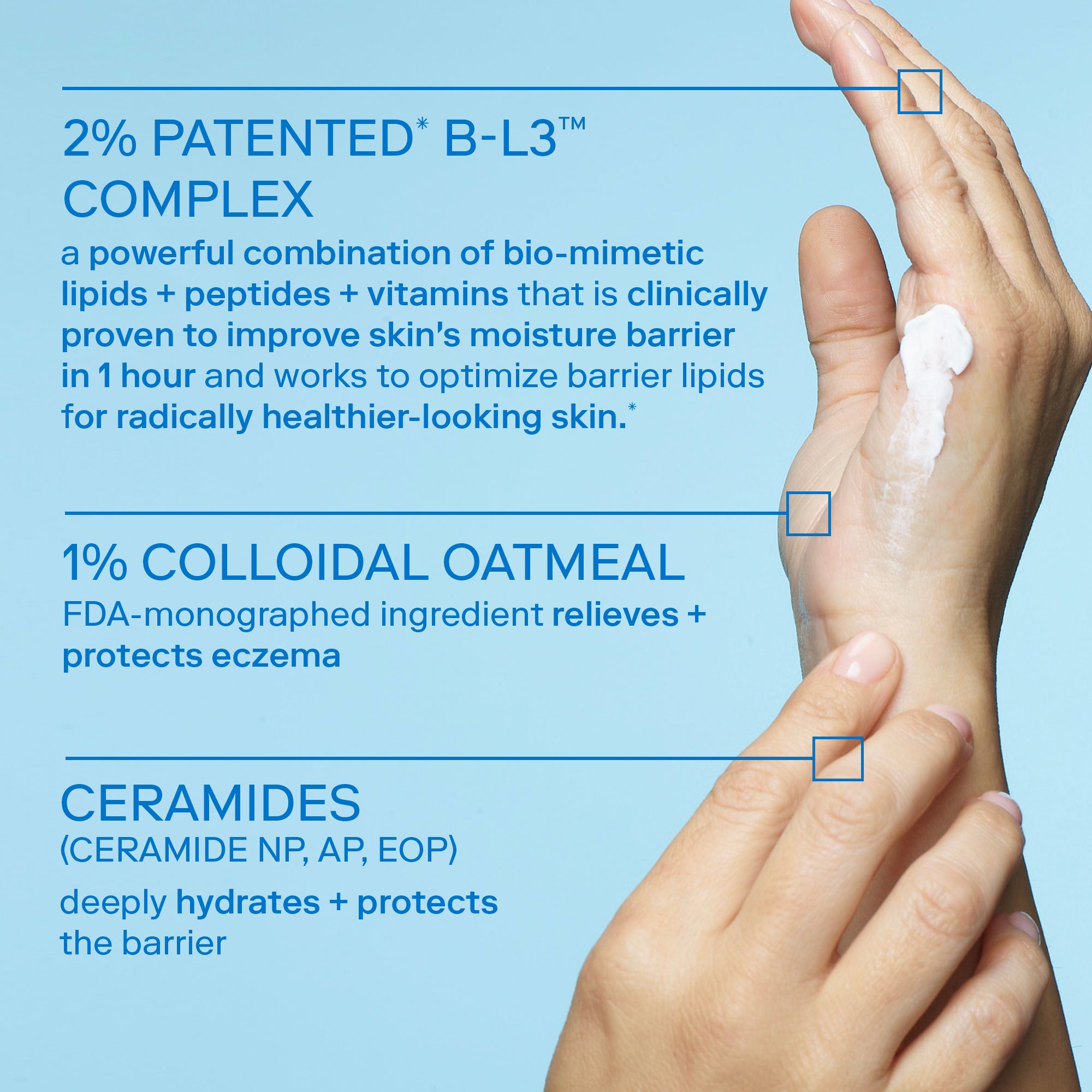 Eczema Relief Cream for Hands - Fast-Acting Moisturizing Treatment for Dry, Itchy Skin - Perfect for Nighttime Use and Daily Hydration