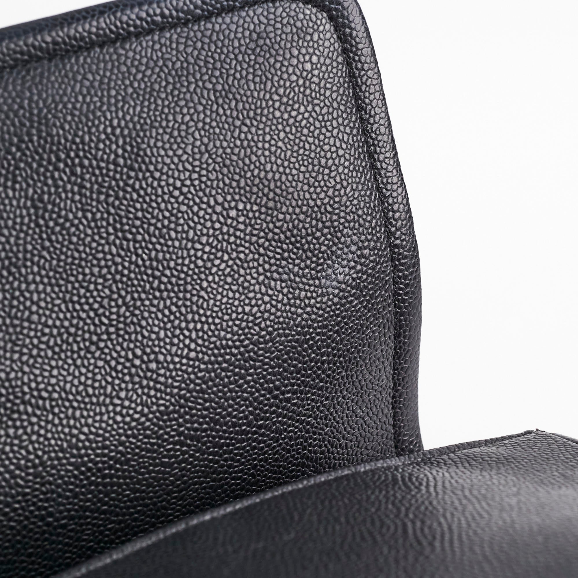 Chanel CC Timeless Caviar Leather Black Shoulder Bag - Luxury Designer Handbag for Women, Perfect for Work, Evening Events & Everyday Use