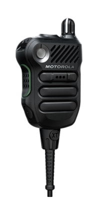 Motorola XVE500 PMMN4132A_BLK Remote Speaker Microphone for Two-Way Radios - Hands-Free Communication for Security, Construction & Outdoor Activities