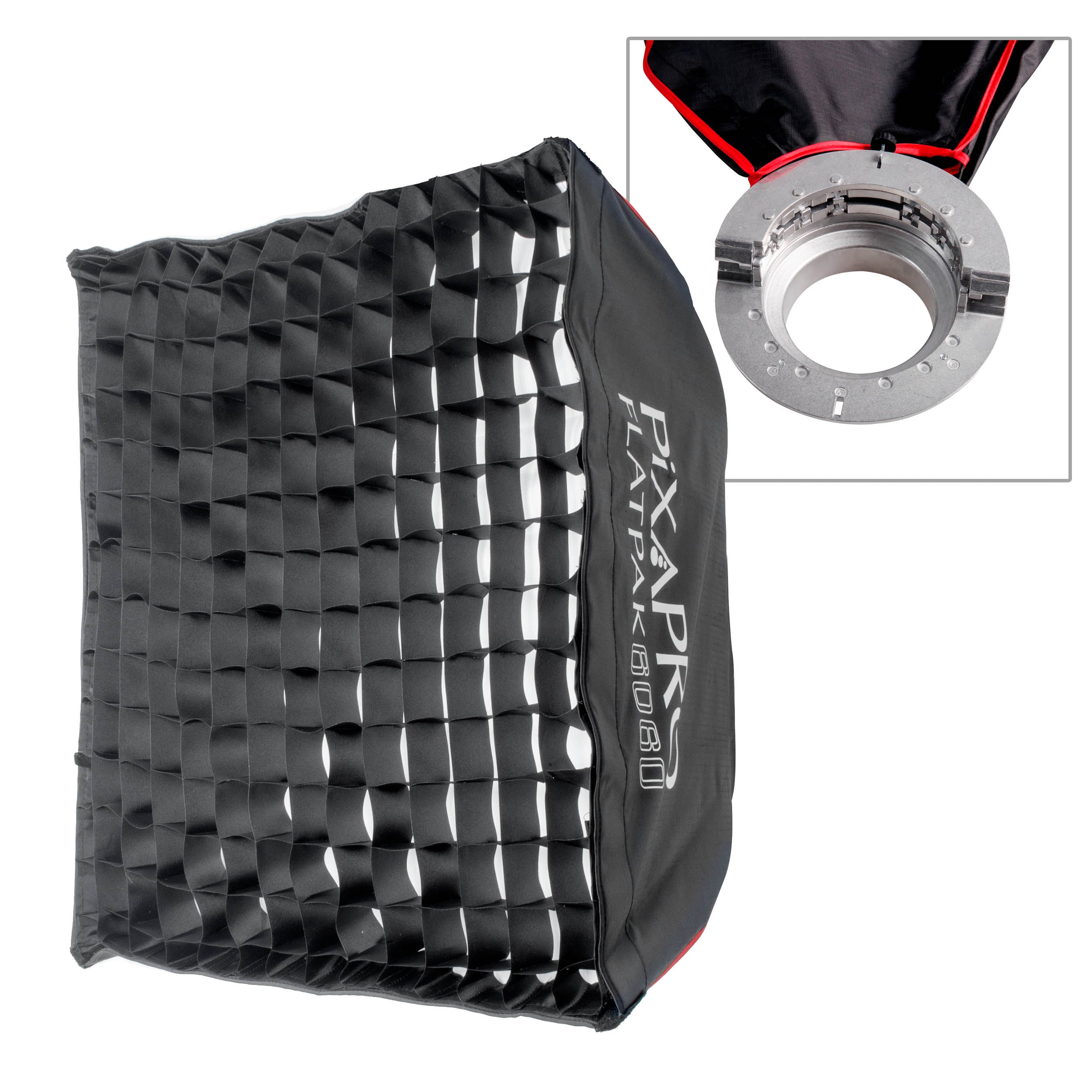 60x60cm Speed & Efficiency Two-Layer FlatPak Softbox (Patented Design) - Perfect for Photography, Video Lighting & Studio Portraits