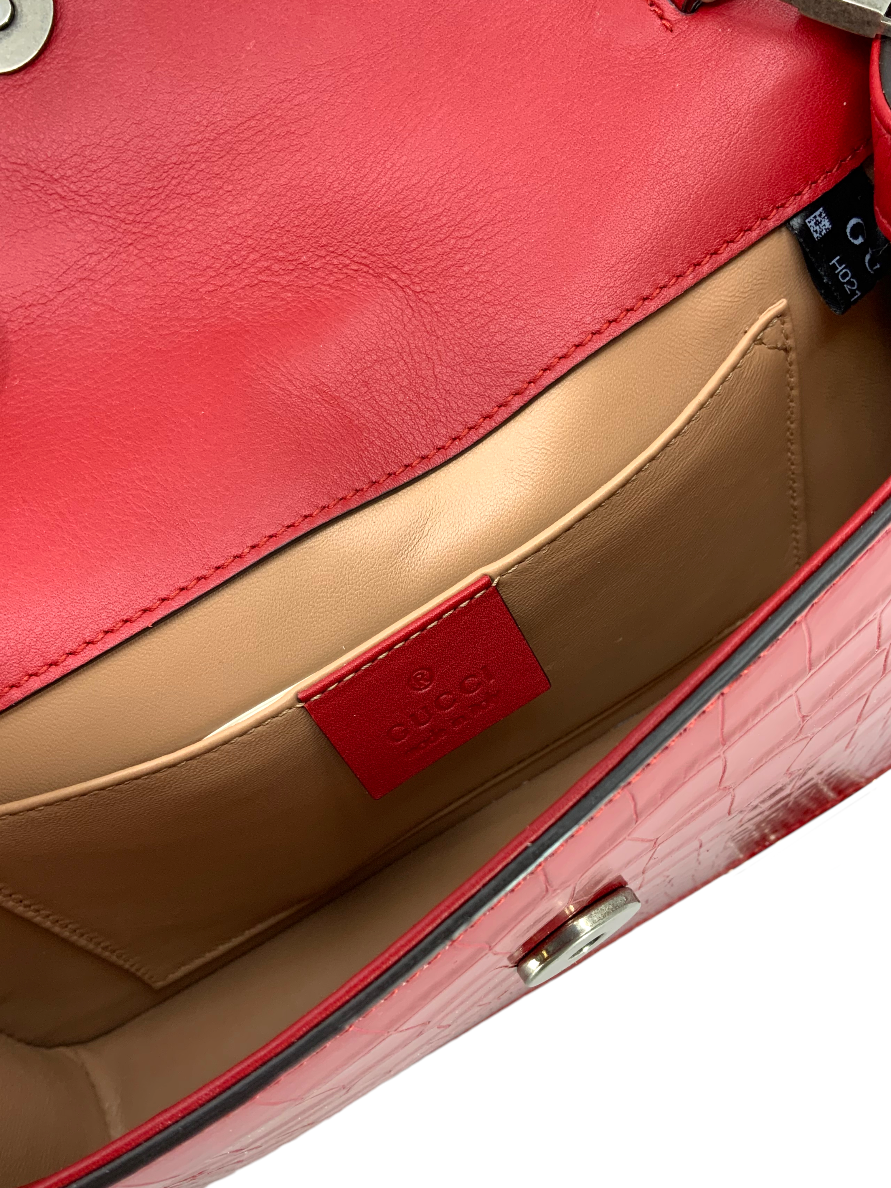 Authentic GUCCI Alligator Leather Small Lilith Crossbody Bag - Luxury Designer Handbag for Women | Perfect for Evening Parties, Date Nights & Special Occasions
