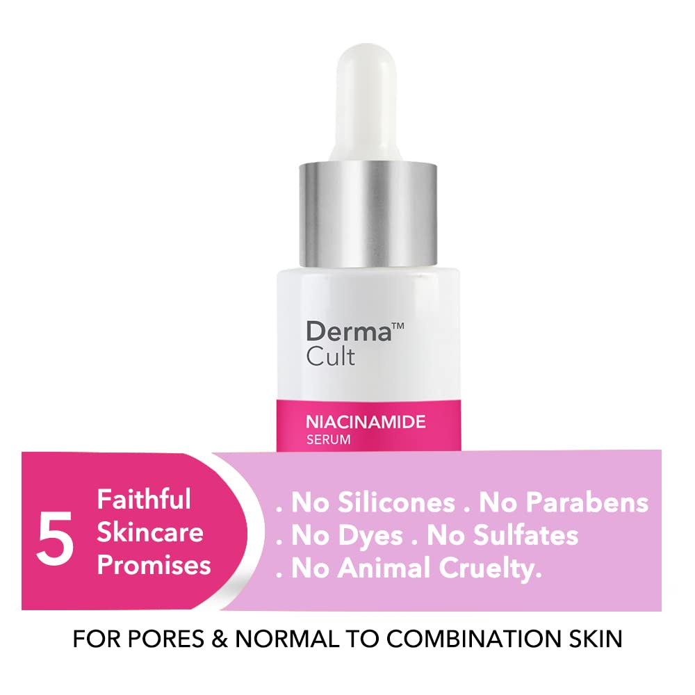 O3+ Derma Cult 10% Niacinamide Face Serum for Acne Scars & Blemish Treatment | Oil Balancing Zinc & Herbs Formula for Oily & Acne-Prone Skin | Skin Clarifying Anti-Acne Serum (30ml) | Perfect for Daily Skincare Routine & Post-Breakout Recovery