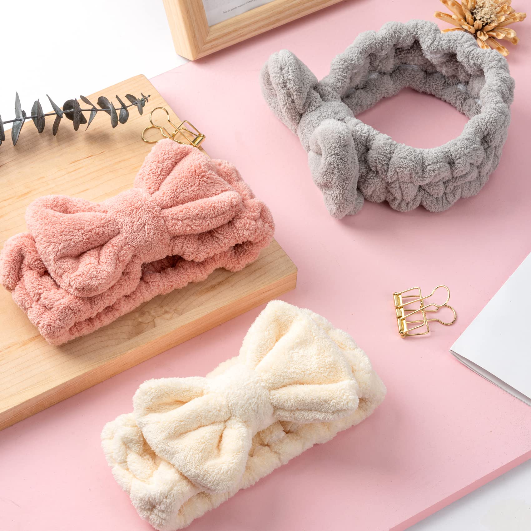 Women's Spa Headbands - Soft & Absorbent for Skincare, Makeup & Face Washing - Perfect Mother's Day & Teen Girl Gift - Trendy Hair Accessories for Home Spa, Salon & Self-Care Routine