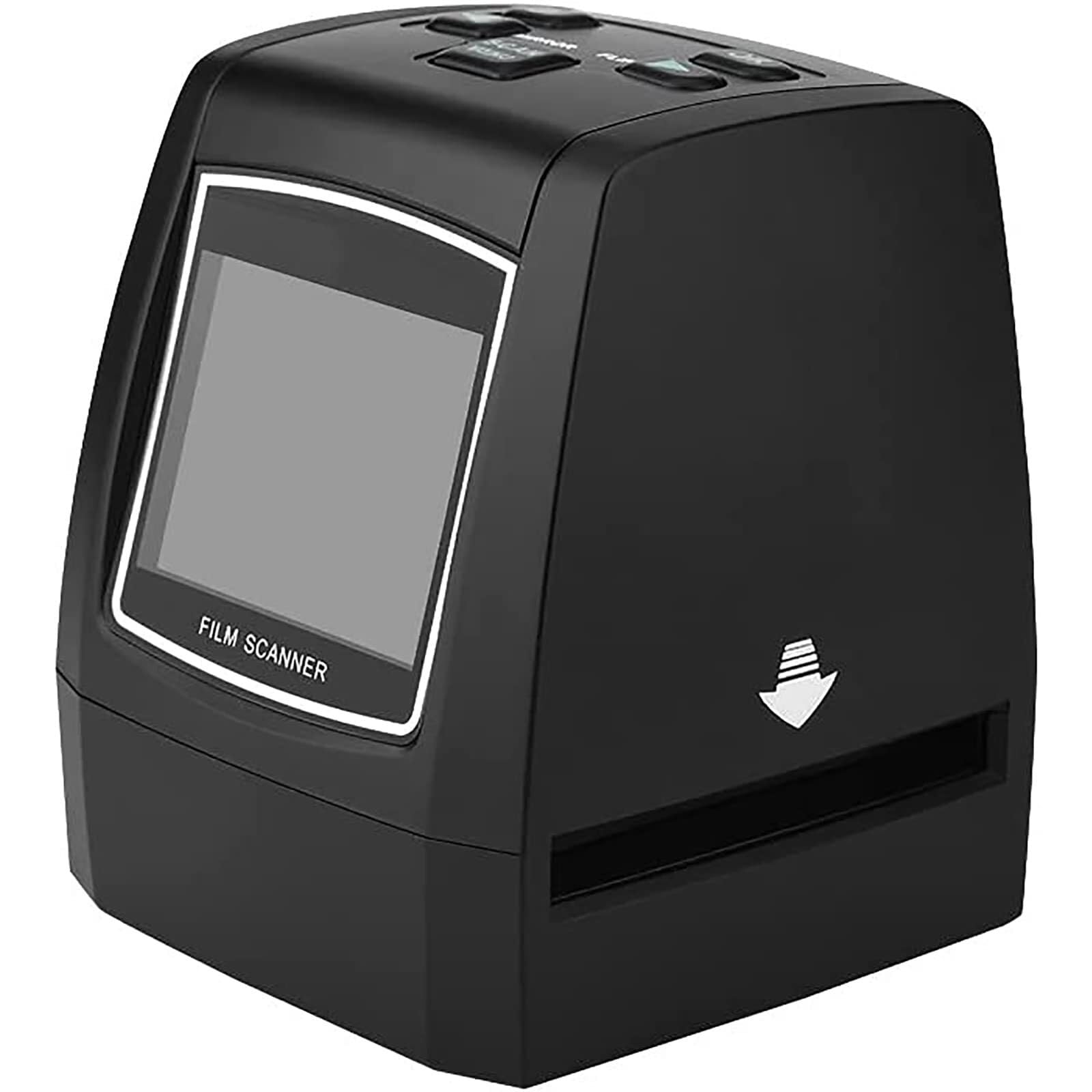 High Resolution Film Scanner with LED Backlight - 8mm Slide & Negative Scanner, Supports 32GB SD Card Storage - Perfect for Digitizing Old Family Photos, Film Negatives & Slides at Home