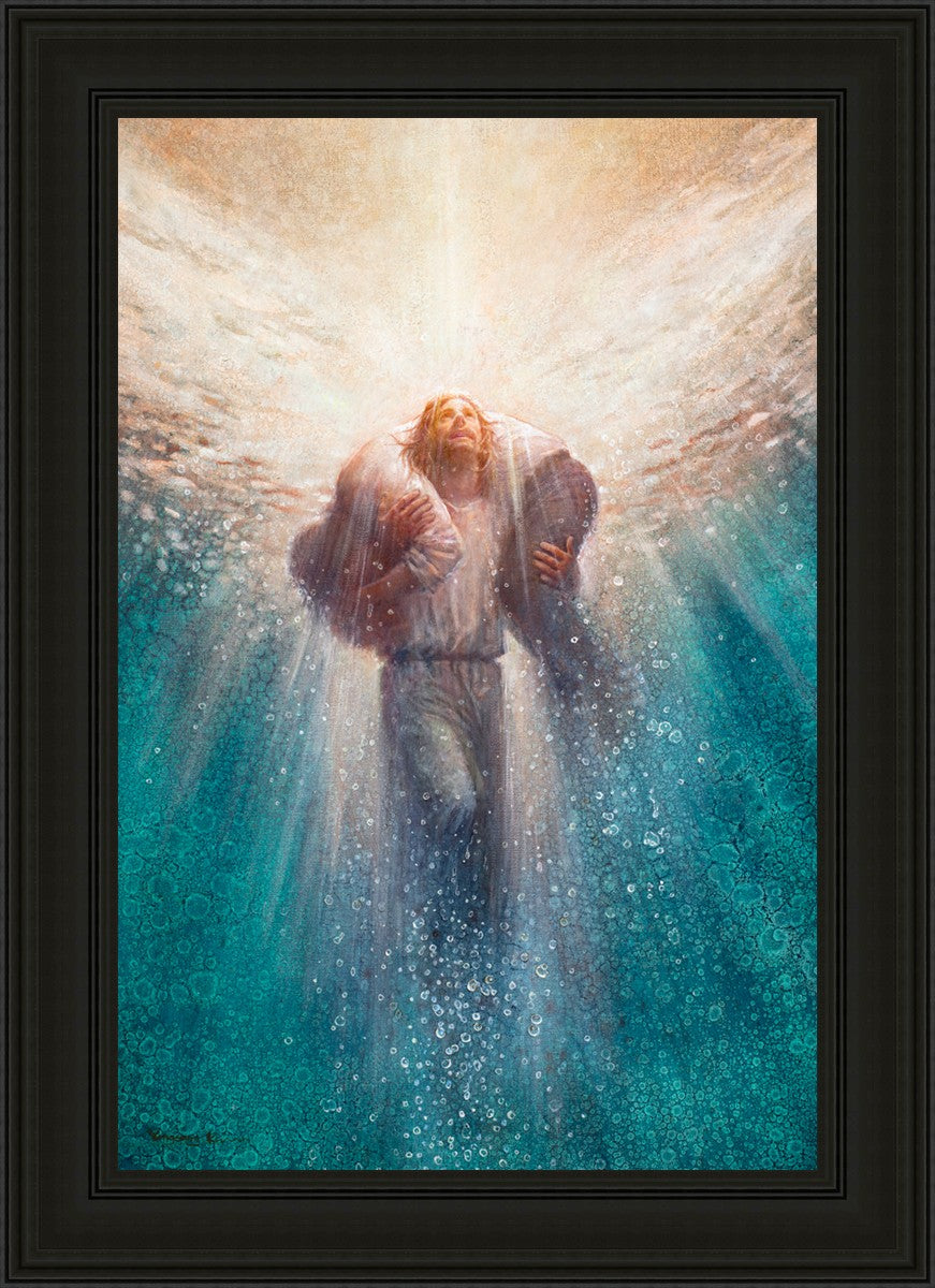 Deep Waters By Yongsung Kim - Premium Wall Art Canvas Print - Ocean Wave Painting for Home & Office Decor - Perfect for Living Room, Bedroom, and Office Spaces