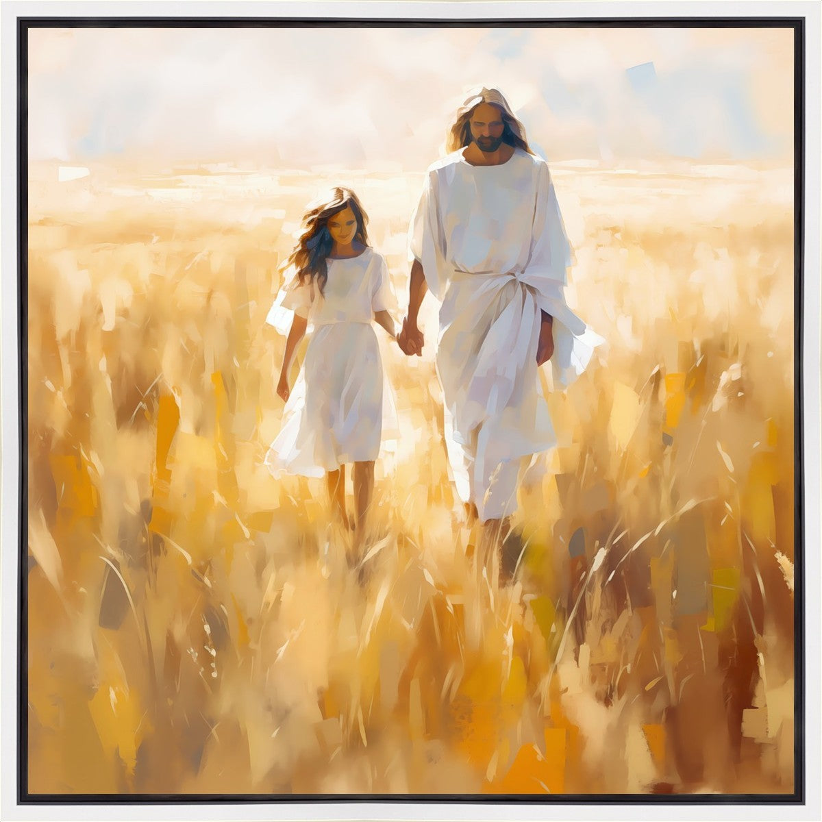 Come Follow Me Gallery Wrap - Premium Canvas Wall Art for Home & Office Decor - Perfect for Living Room, Bedroom, and Church Inspirational Decor
