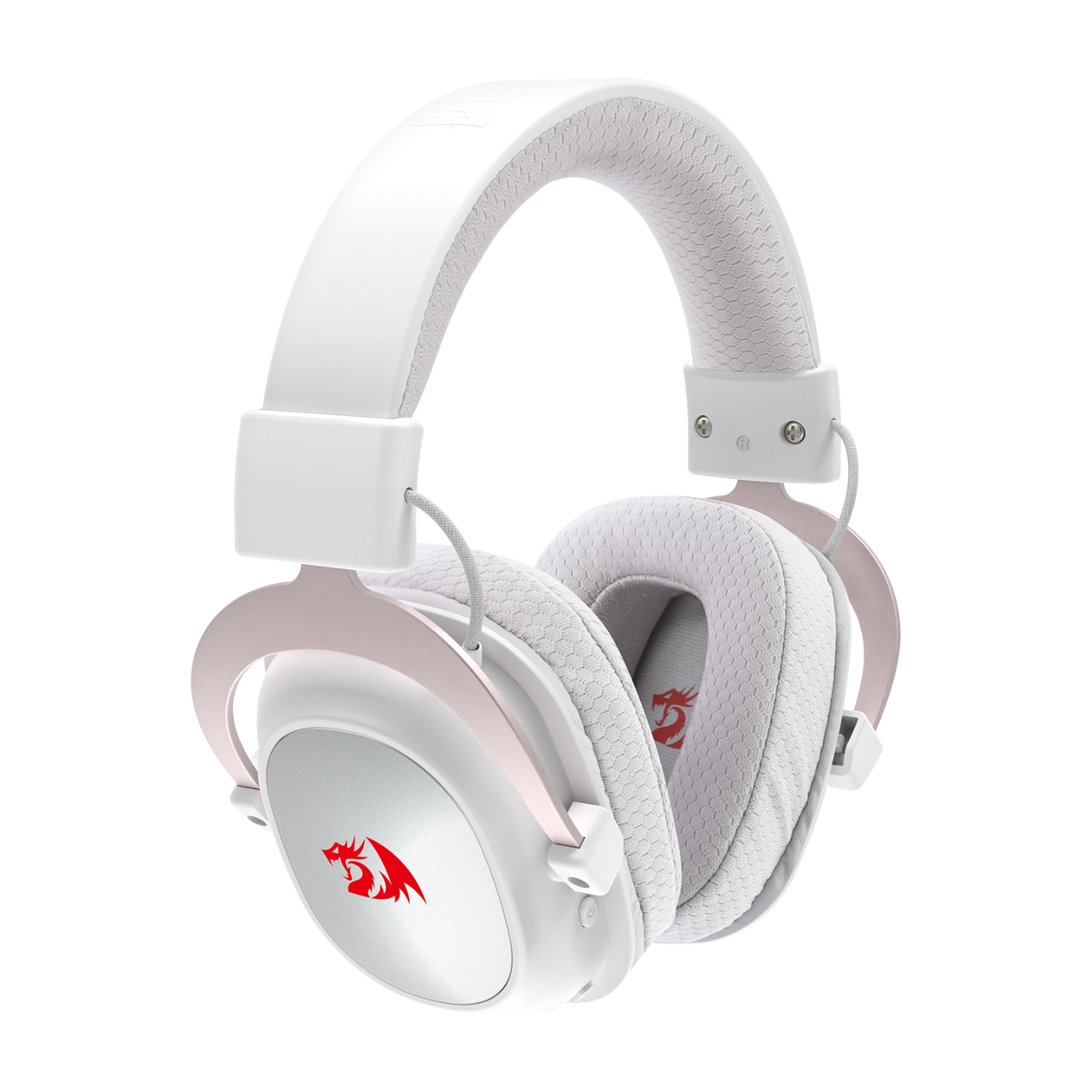 Redragon Zeus H510 PRO Wireless Gaming Headset - White | Noise Cancelling Mic, 7.1 Surround Sound for PC, PS5, Xbox | Perfect for Competitive Gaming & Streaming