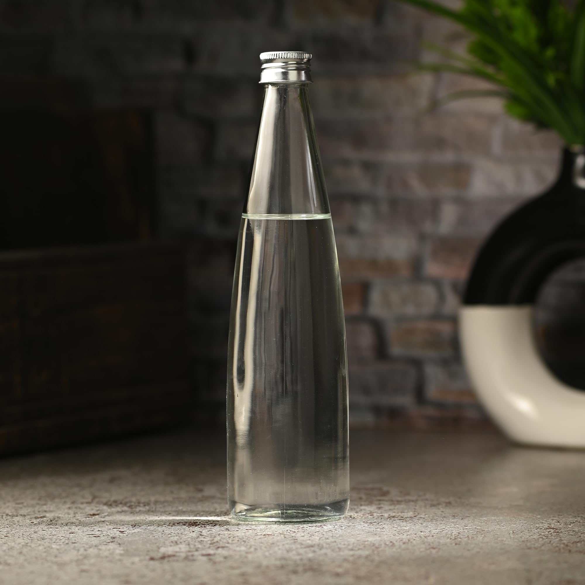 Stylish 800ml Transparent Glass Water Bottle - BPA Free, Food Grade, Leak Proof - Perfect for Water, Juice, Tea & Sports | Home, Office, Gym & Outdoor Activities