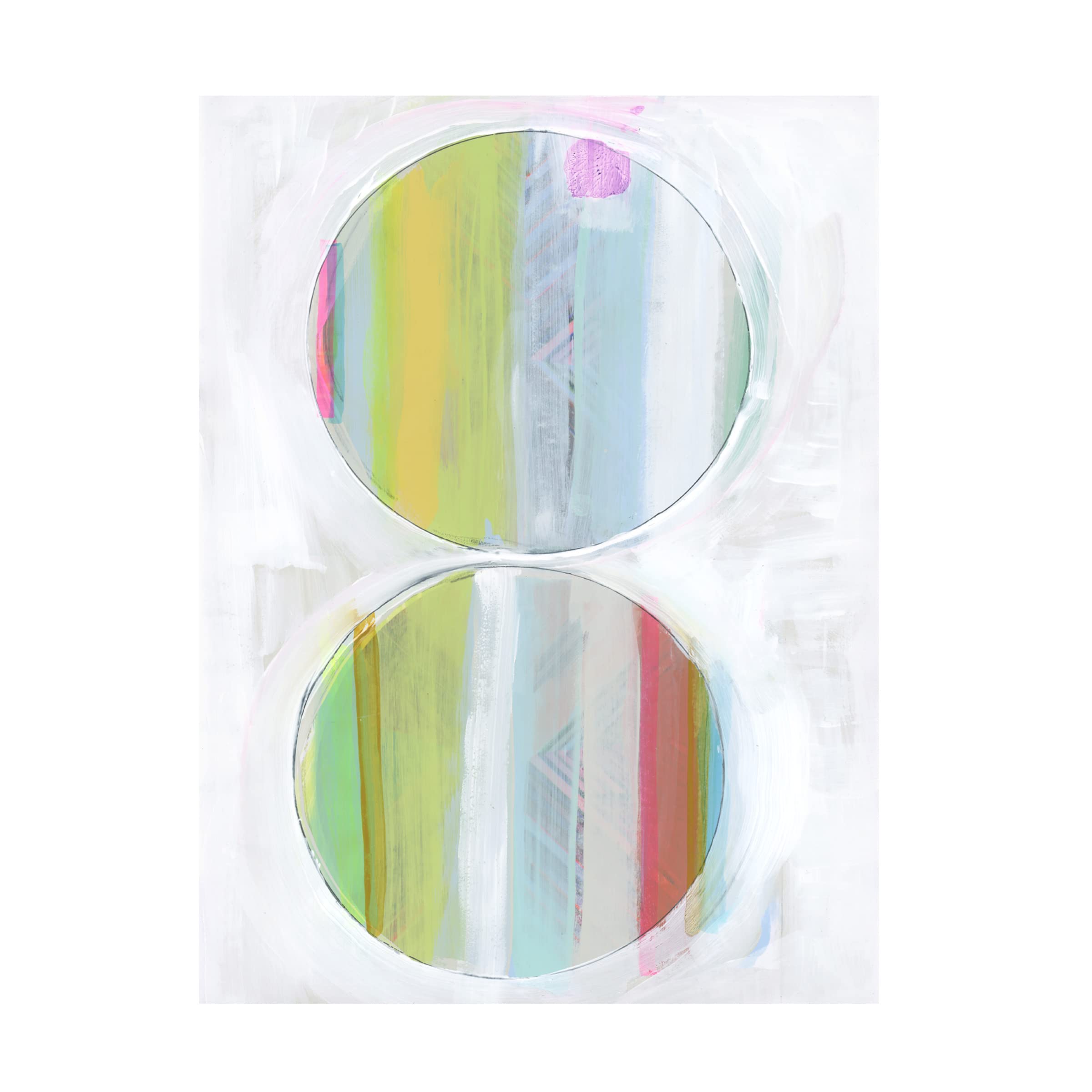 Bellissimo Art 'Art in Whites VII' Canvas Wall Art Print - 35x47 Inches Modern Home Decor for Living Room, Bedroom & Office | Trademark Fine Art Collection