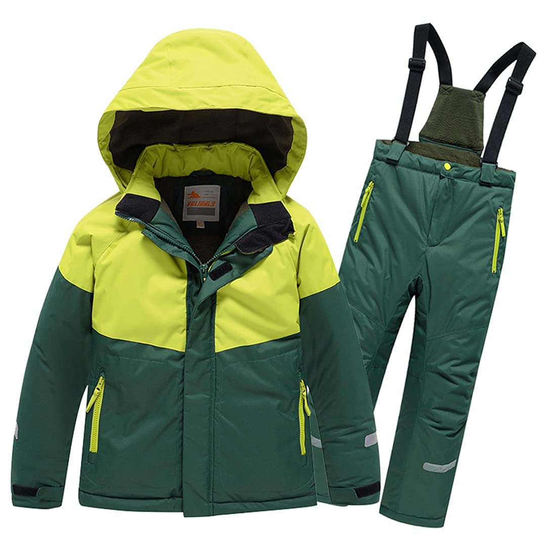 **Kids' Waterproof Ski Suit Set - Boys Winter Snowboarding Jacket & Pants for Warm Outdoor Skiing & Snow Play**    *Perfect for Skiing, Snowboarding, and Winter Outdoor Adventures*