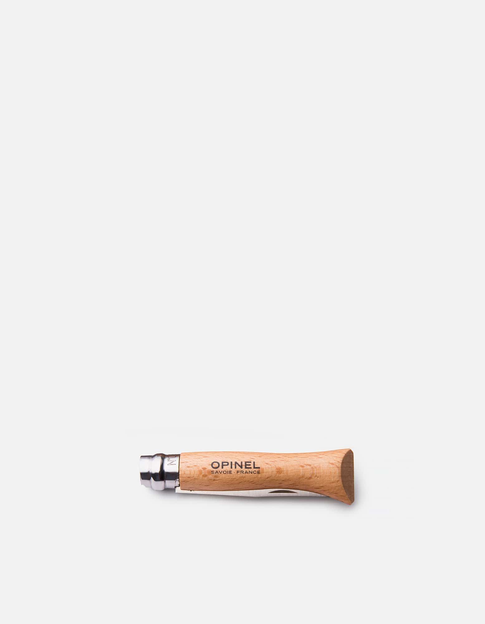 Opinel No.8 Stainless Steel Folding Pocket Knife - Traditional French Design with Natural Beechwood Handle - Perfect for Camping, Hiking & Outdoor Adventures