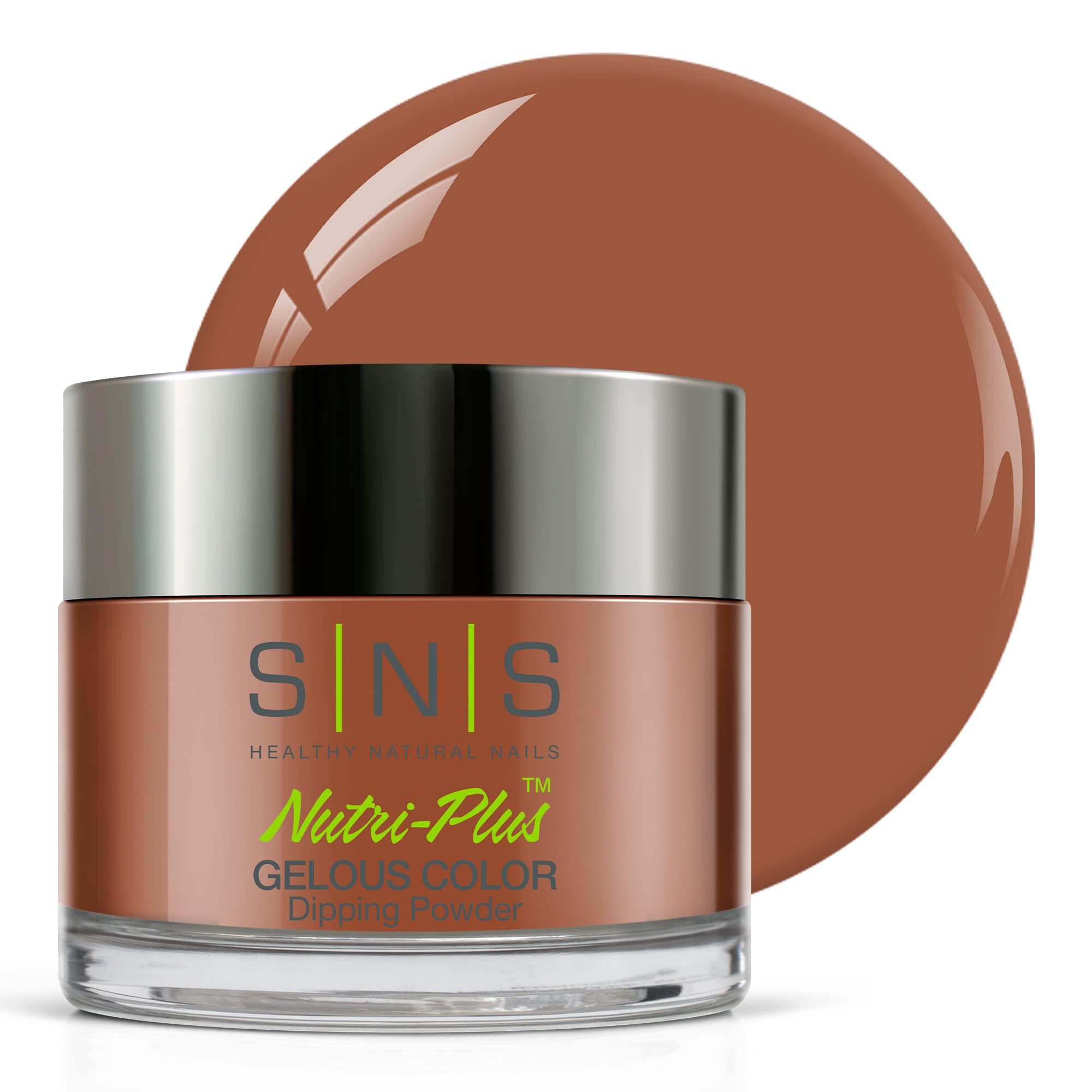 Long-Lasting SNS Nail Dip Powder - Mustard Blossom Brown Gelous Dipping Powder (1oz) | No UV Lamp Needed & Low Odor | Lasts Up to 14 Days | Perfect for Salon-Quality Manicures at Home