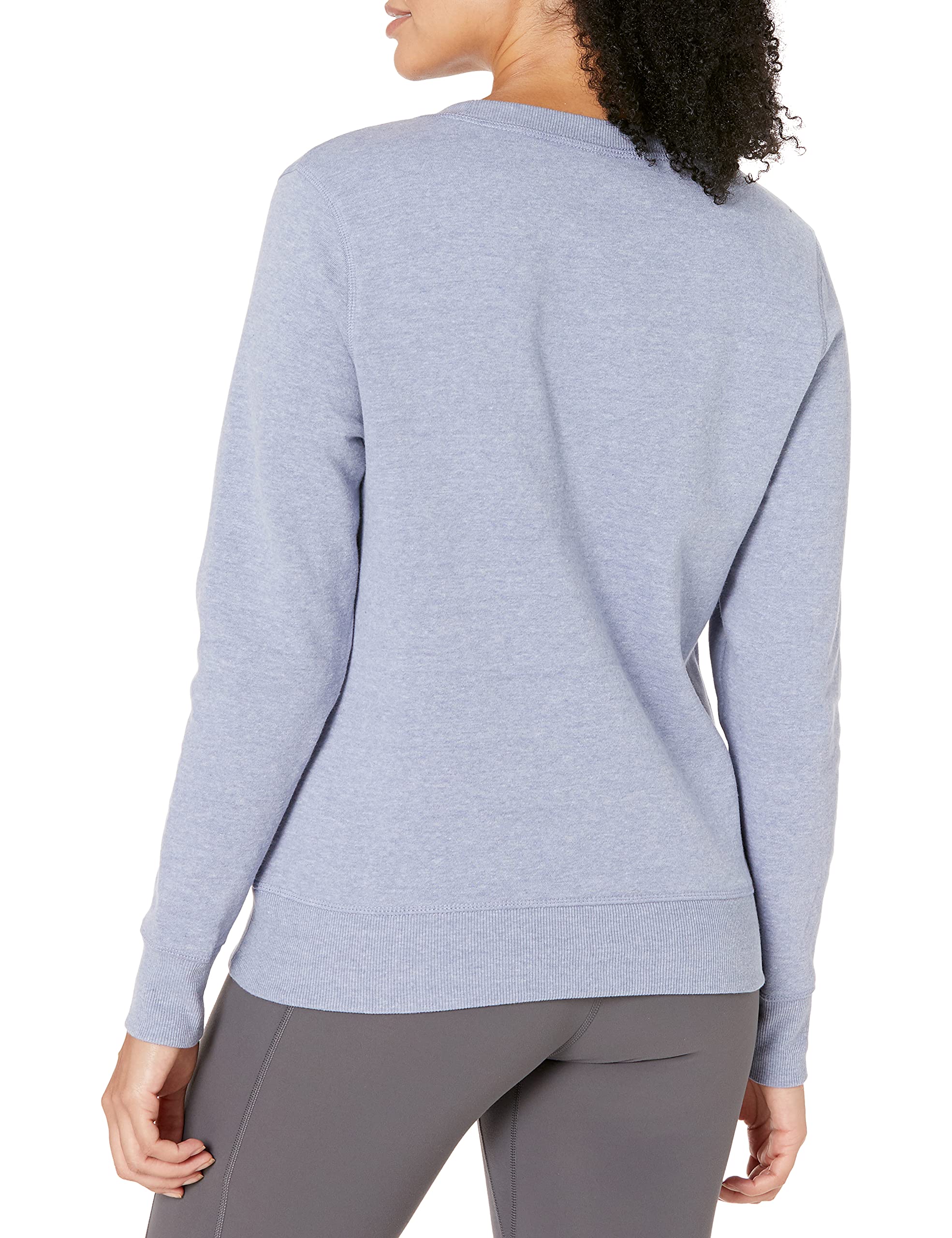 Amazon Essentials Women's Fleece Crewneck Sweatshirt - Soft & Cozy Pullover for Casual Wear (Plus Size Available) - Perfect for Lounging, Workouts & Fall Layering