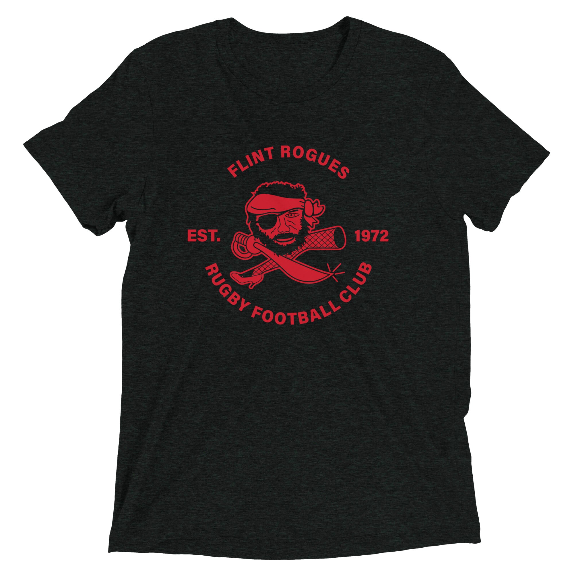 Flint Rogues RFC Triblend T-Shirt - Soft, Breathable & Stylish Men's Tee for Casual Wear, Sports & Everyday Comfort