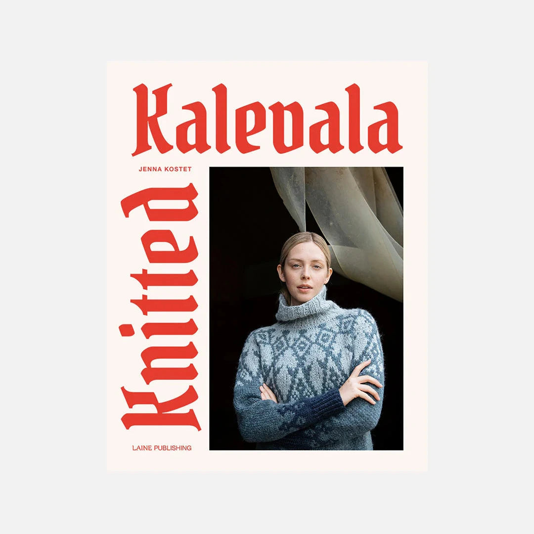 Handmade Knitted Kalevala Sweater by Jenna Kostet – Cozy Nordic Style for Winter & Fall Fashion