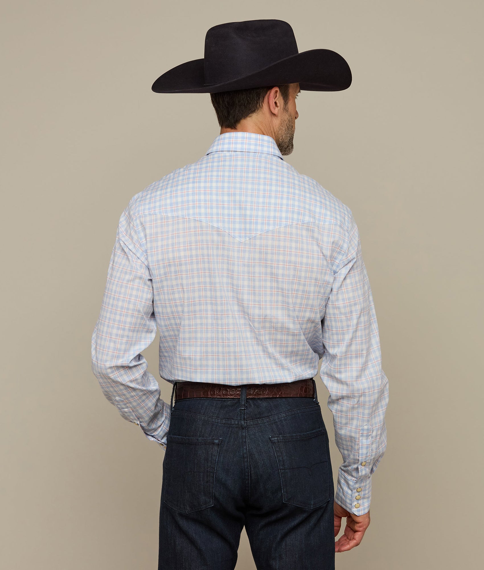 El Paso Plaids - Stylish Berry Blue Plaid Shirt for Men & Women | Perfect for Casual Outfits, Layering & Fall Fashion
