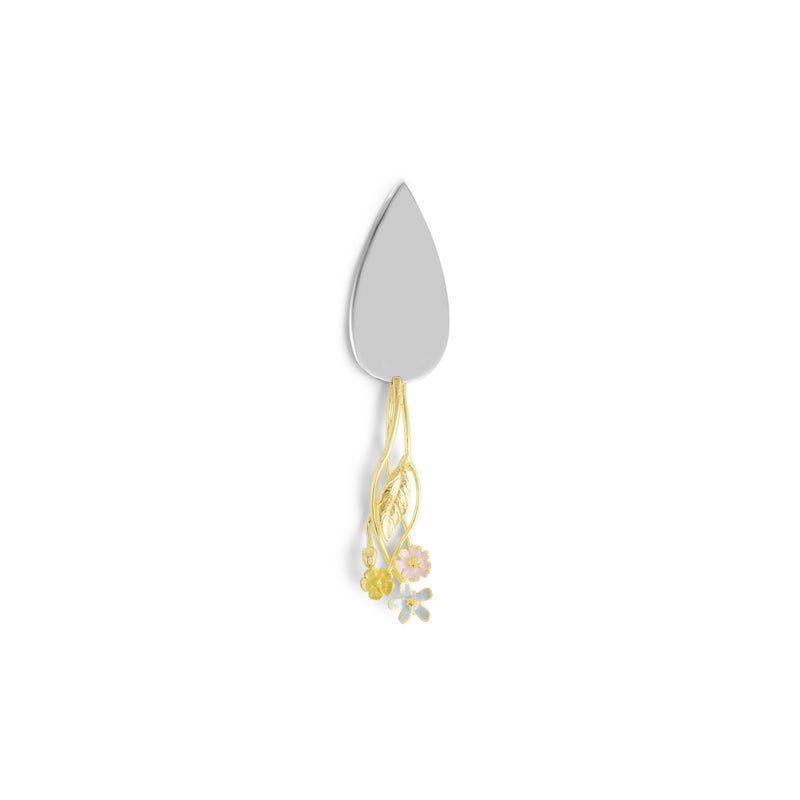 Wildflowers Cake Server Set - Elegant Floral Dessert Serving Utensil for Weddings, Birthdays & Special Occasions