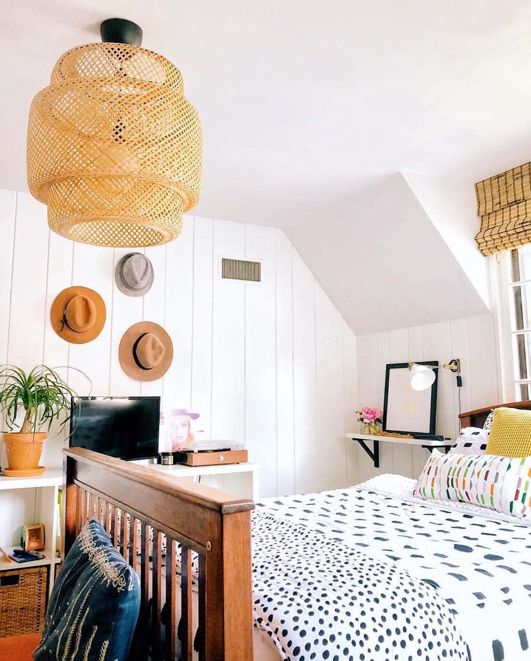 Handmade Bamboo Pendant Light Fixture - Natural Eco-Friendly Hanging Lamp for Kitchen Island, Dining Room & Bedroom Decor