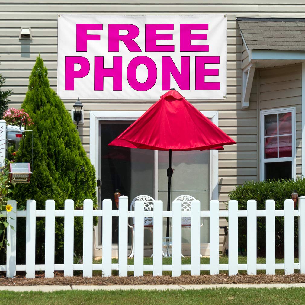 Premium Vinyl Banner - Multiple Sizes (60x144 Inches) with 10 Grommets | Weatherproof, Durable for Outdoor & Industrial Use | Perfect for Retail Signs, Yard Displays & Events - Free Phone Support Included