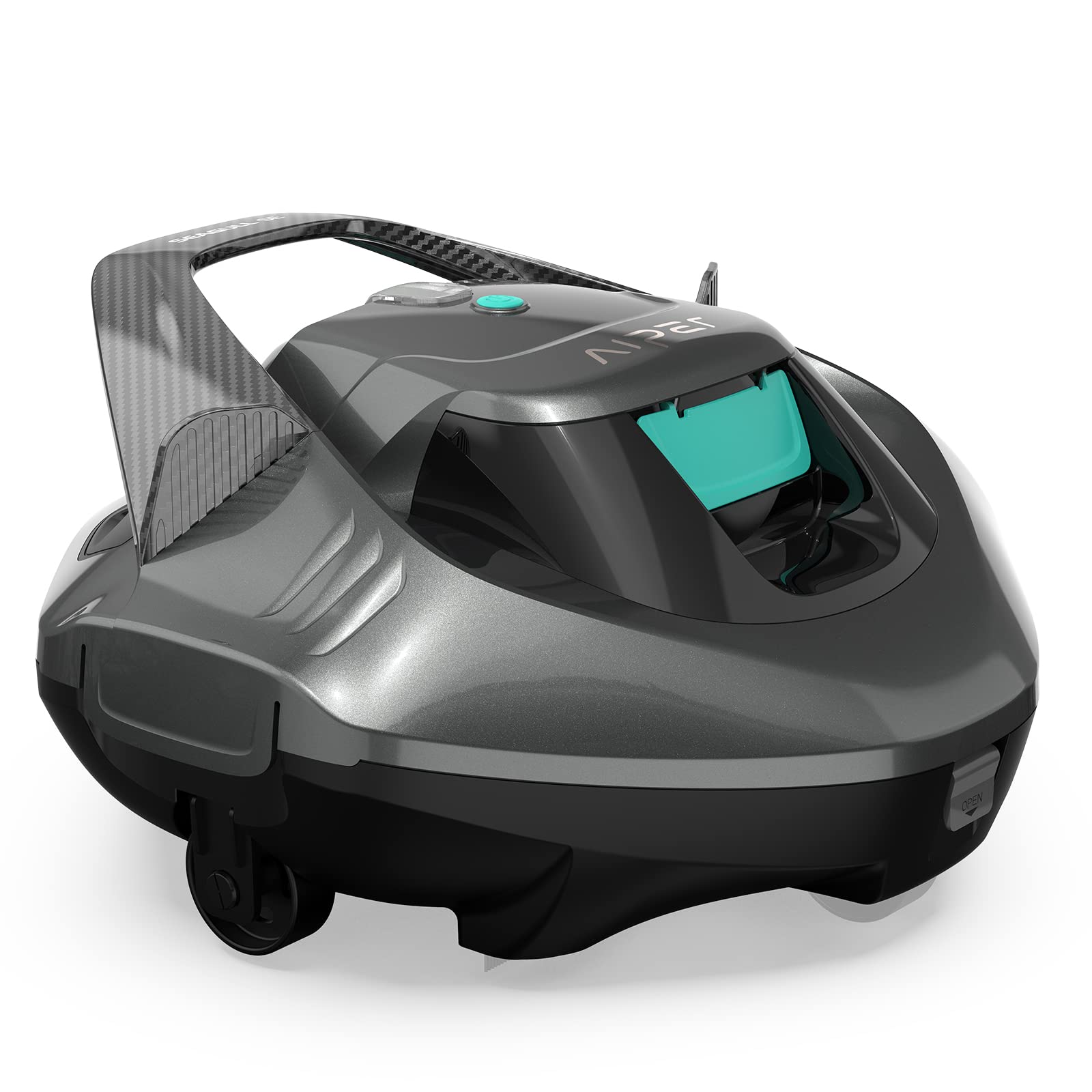 AIPER Seagull SE Cordless Robotic Pool Cleaner for Above Ground Pools up to 40ft - Automatic Pool Vacuum with Self-Parking Technology, Lightweight Design - Perfect for Inground & Above Ground Swimming Pool Maintenance