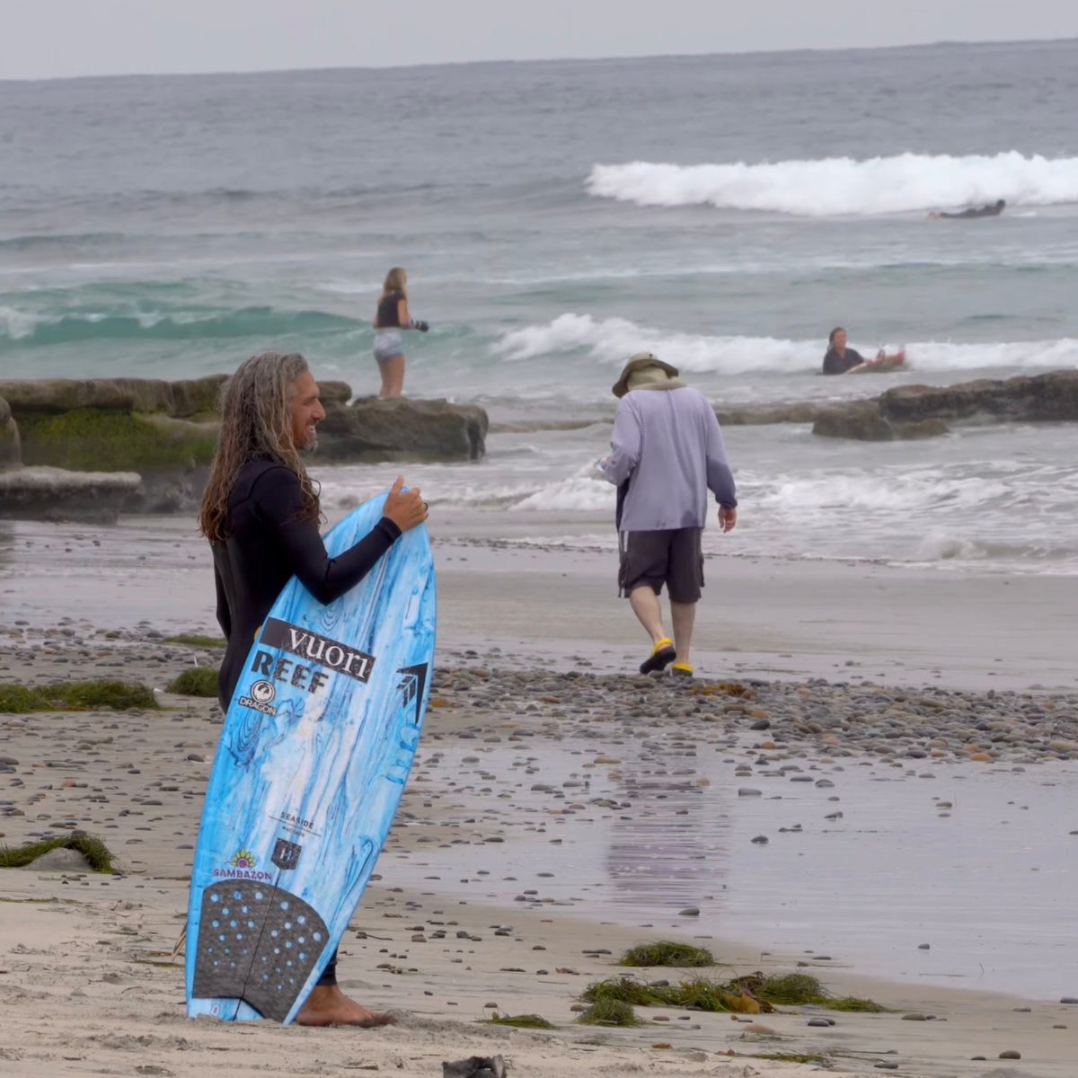 Machado Seaside 5'11 Surfboard - Helium Blue Futures Fins - High Performance Shortboard for Waves & Beach Surfing