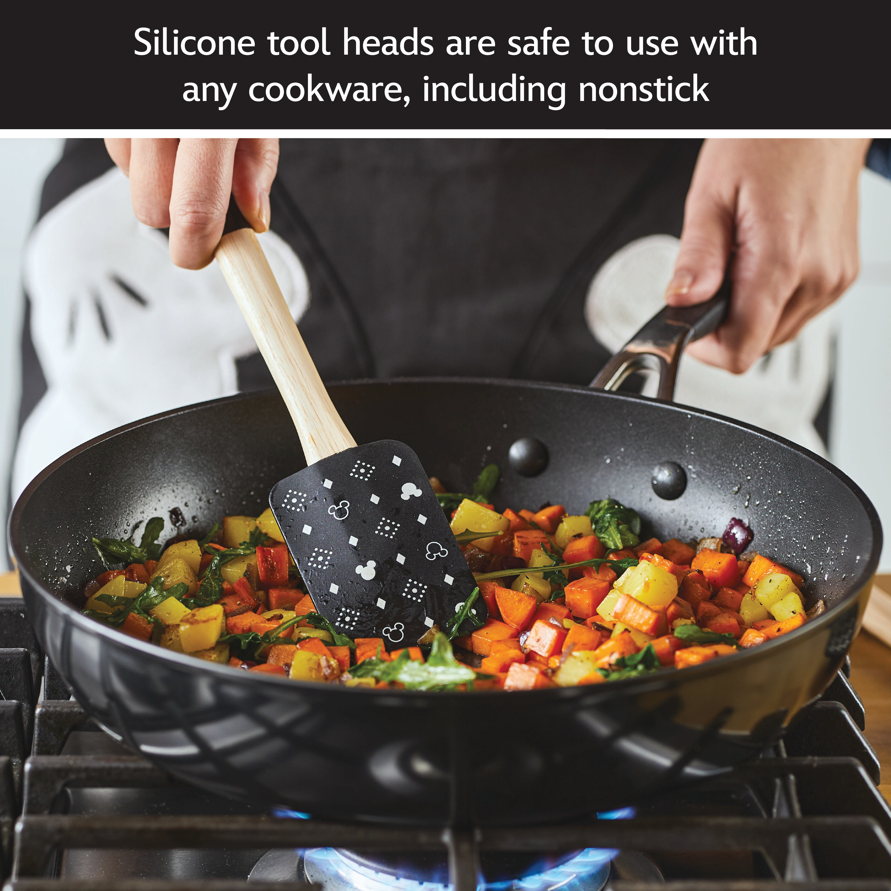 Premium Monochrome Kitchen Tool Set - 12-Piece Stainless Steel Utensils for Cooking & Baking | Perfect for Home Chefs & Modern Kitchens | Ideal for Gifting & Everyday Use