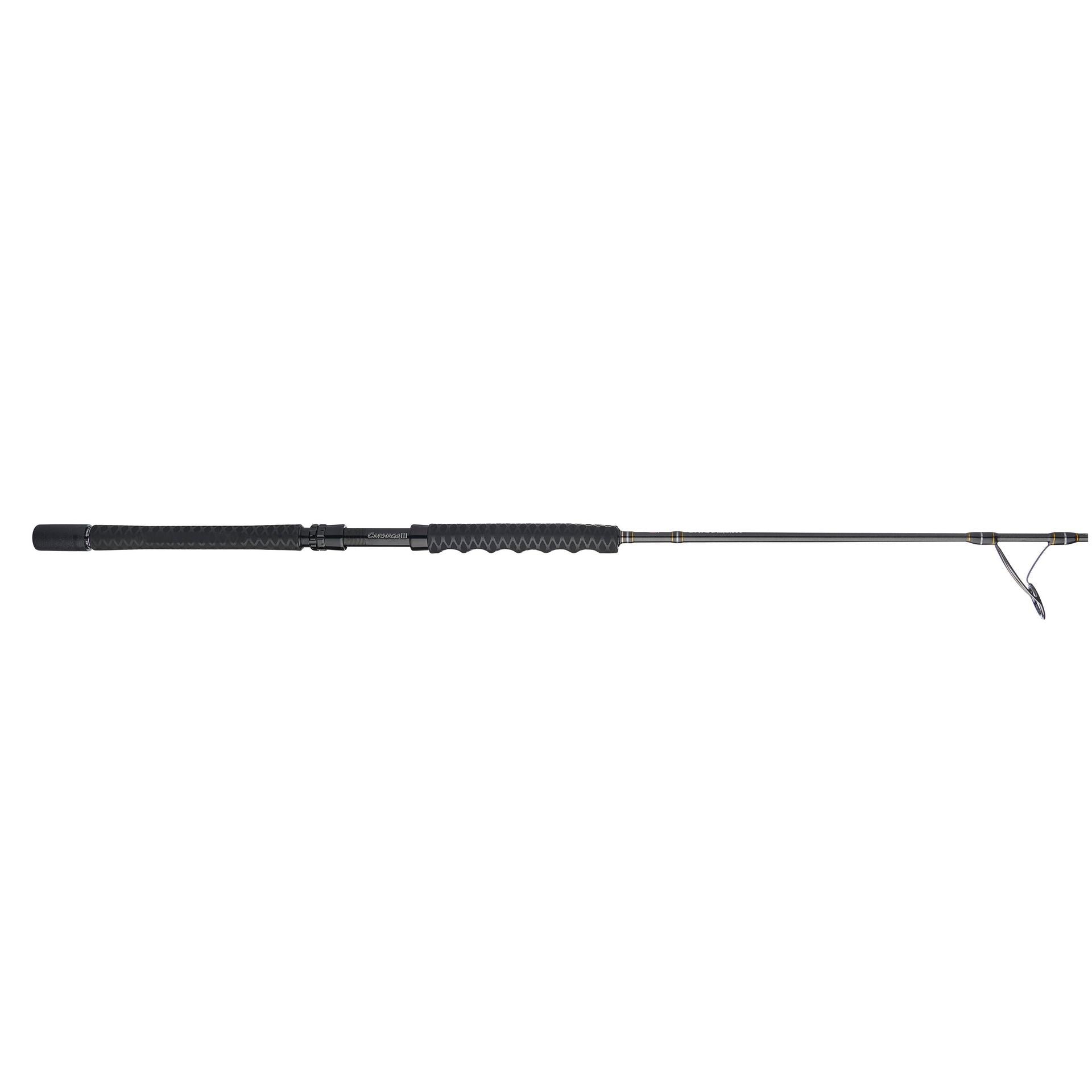 Carnage® III Spinning Jigging Rod - Saltwater & Freshwater Fishing Rod for Bass, Trout & Walleye | Perfect for Casting, Jigging & Trolling in Lakes, Rivers & Offshore
