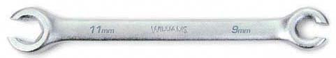 Williams Tools 10654 - 13x14mm Flare Nut Wrench Set - 6 Point Double End Wrench for Automotive & Plumbing Repairs - Perfect for Brake Lines, Fuel Lines & Hydraulic Fittings
