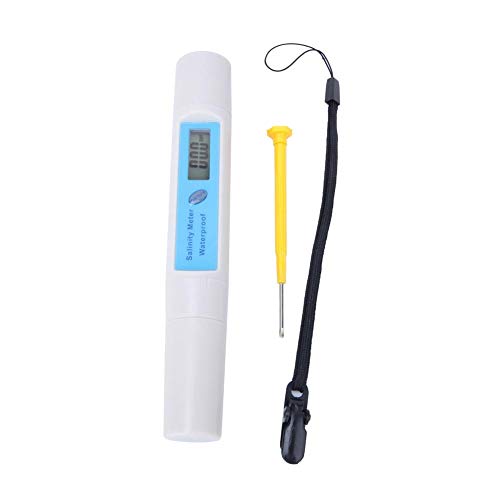 High Precision Portable Digital Salinity Meter - SA287 Saltwater Tester Pen with Temperature Measurement | Ideal for Aquariums, Pools, and Marine Water Testing