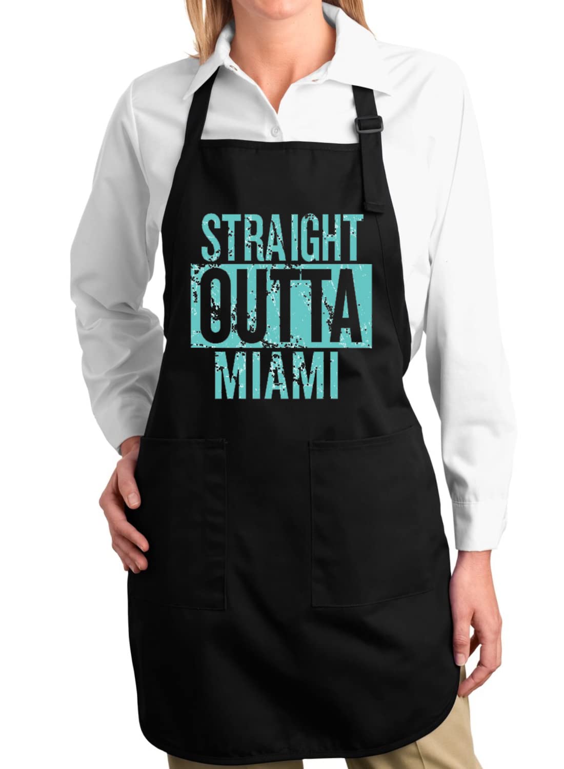 Wild Bobby Straight Outta Fan Fantasy Football Apron for Men - Sports Graphic Design with Pockets - Perfect for Game Day BBQs, Tailgating & Sports-Themed Parties