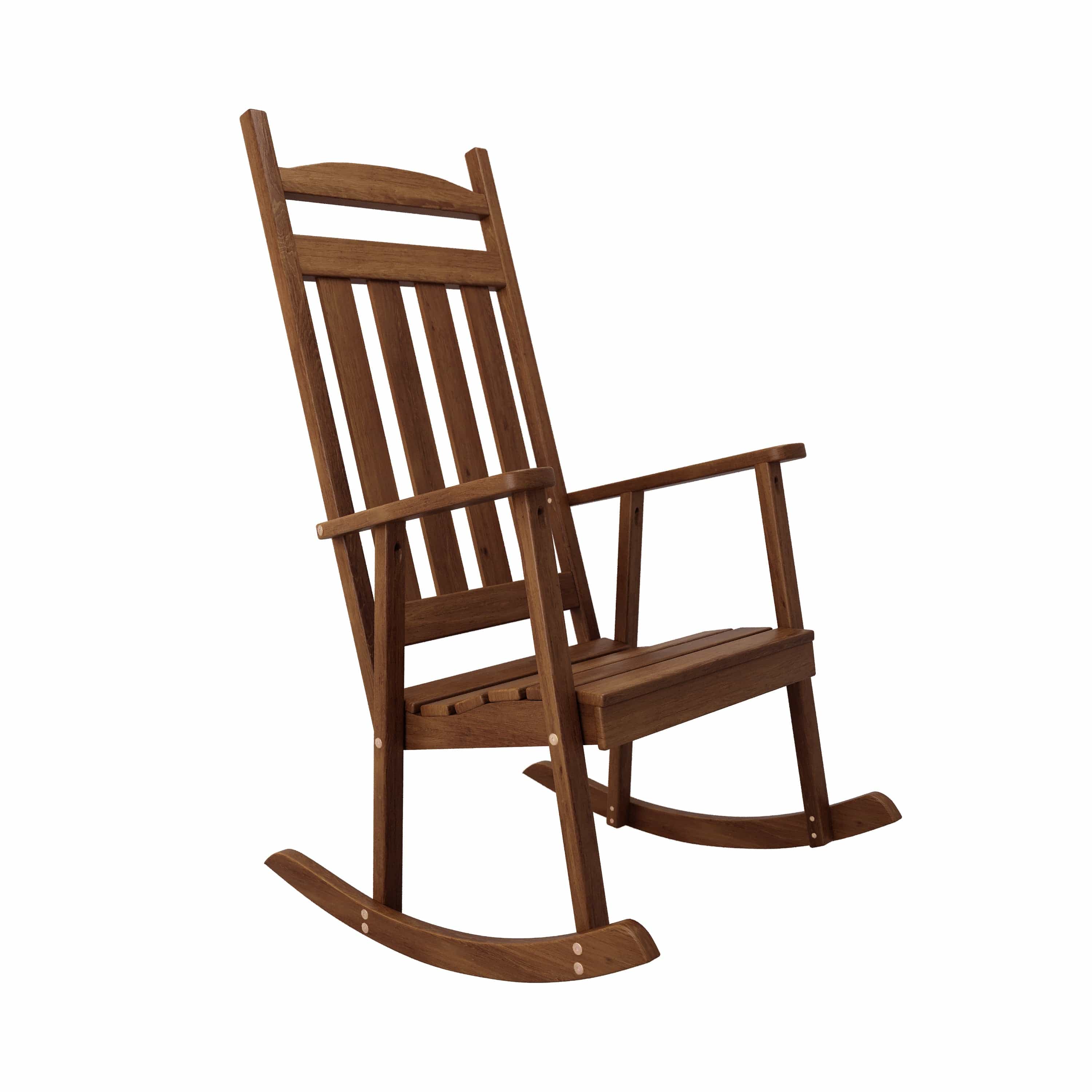 Keystone Amish Co. Classic Red Cedar Porch Rocker - Handcrafted Wooden Rocking Chair for Outdoor Patio, Garden & Front Porch Relaxation