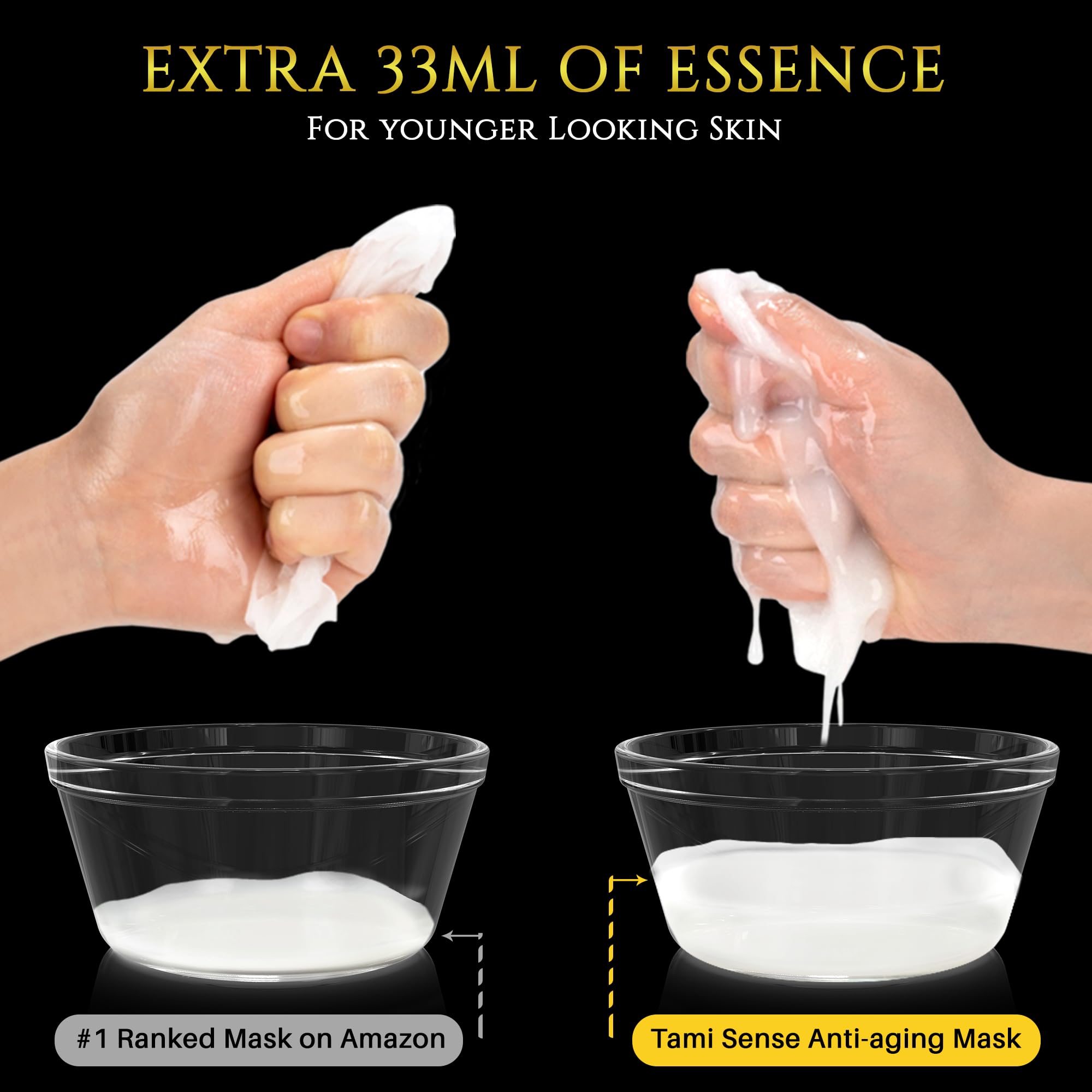 **33ml Essence Korean Skincare Sheet Mask - Vitamin B Complex, Rice Extract & Collagen for Deep Moisturizing (5 Pack) | Hydrating Face Mask for Women & Men | Perfect for Daily Skincare & Spa Nights**