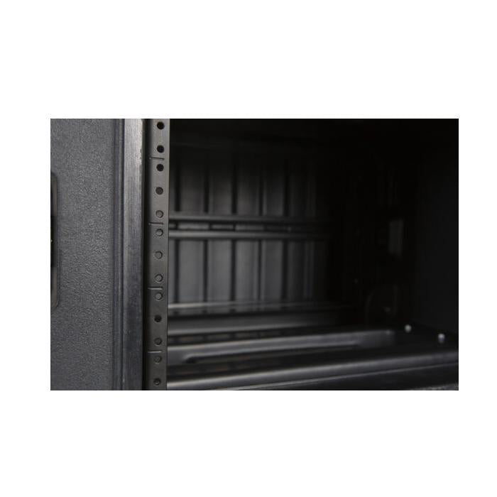 4U Heavy Duty Molded Server Rack with Wheels and Handle - Portable IT Equipment Cabinet for Data Center, Office & Home Use