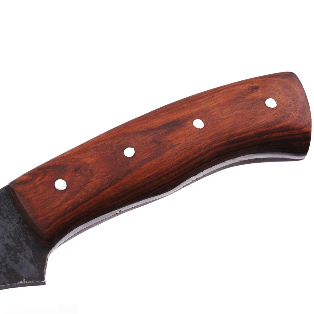 Authentic Hand-Forged Himalayan Kukri Machete - Full Tang Grassland Design for Outdoor Survival, Camping & Bushcraft Adventures